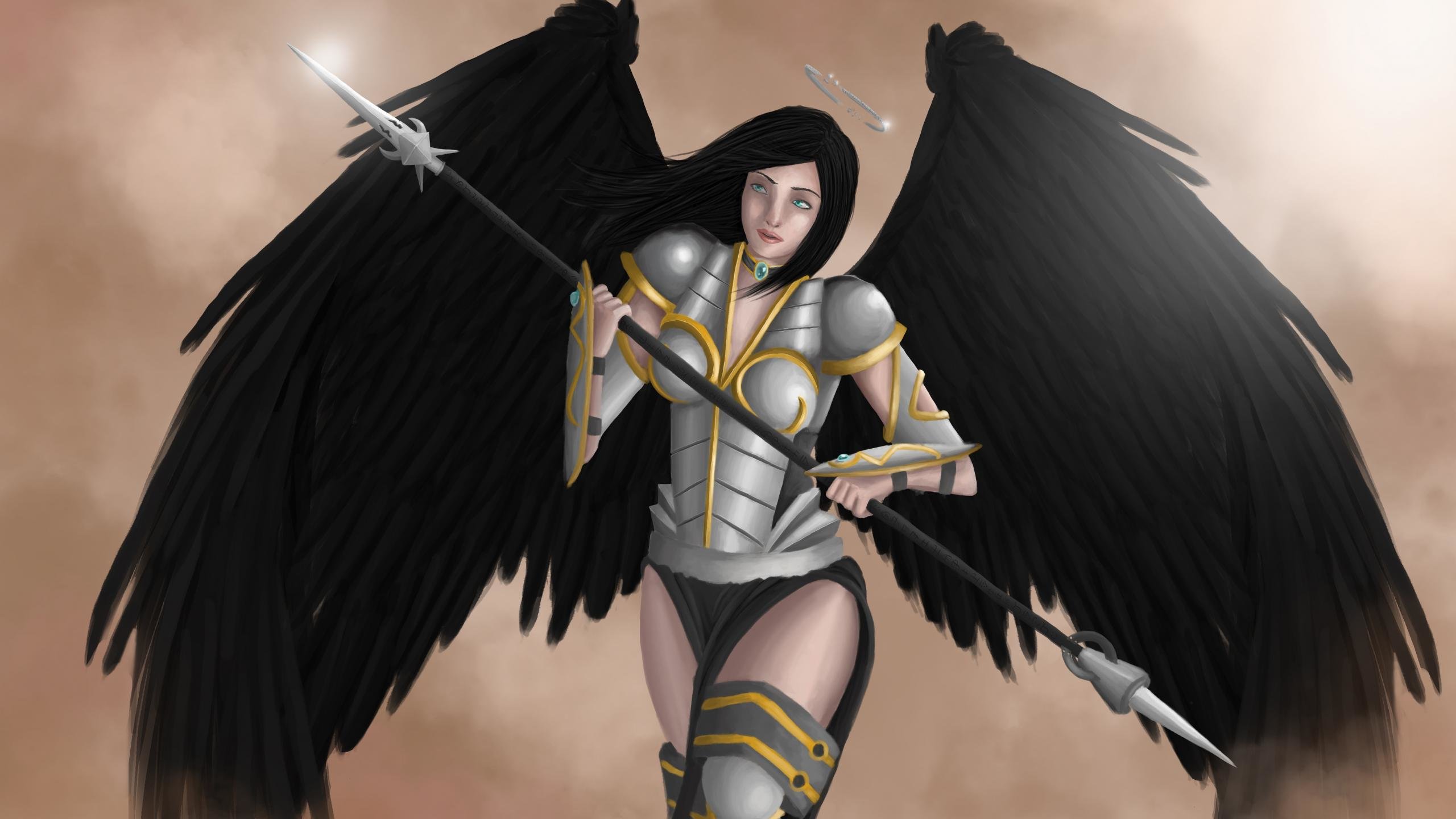 Free download Angel Warrior background ID:352251 hd 2560x1440 for PC