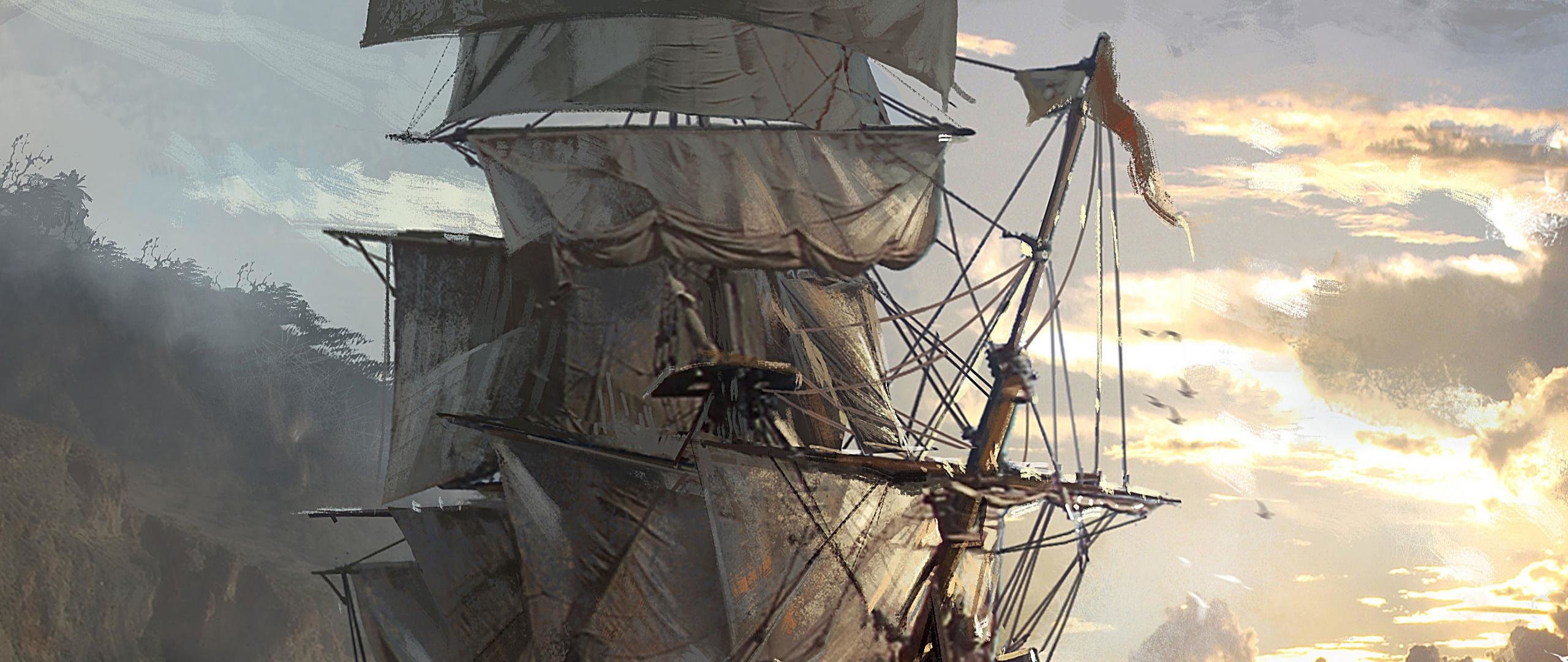 High resolution Assassin's Creed 4: Black Flag hd 2560x1080 wallpaper ID:234539 for computer