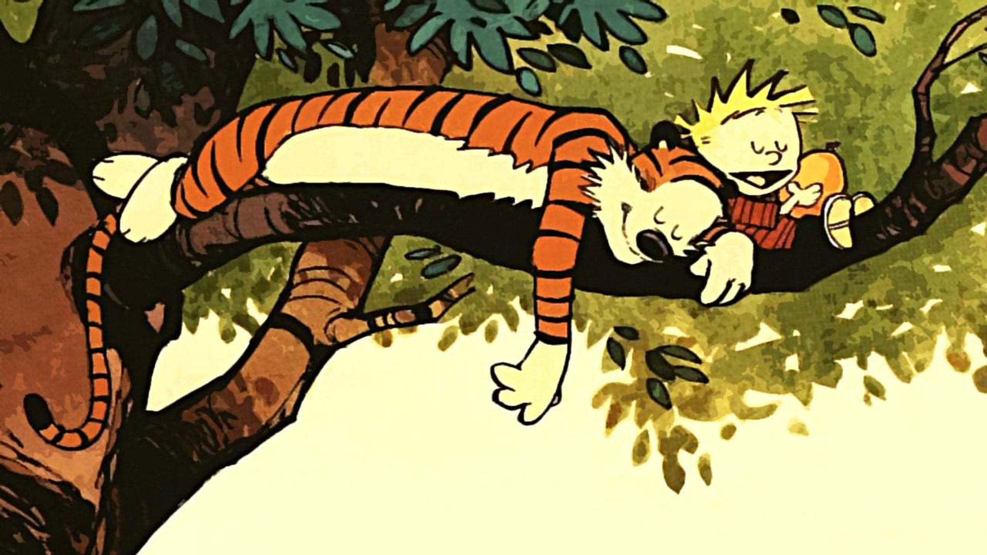 Download full hd 1920x1080 Calvin and Hobbes PC wallpaper ID:211510 for free