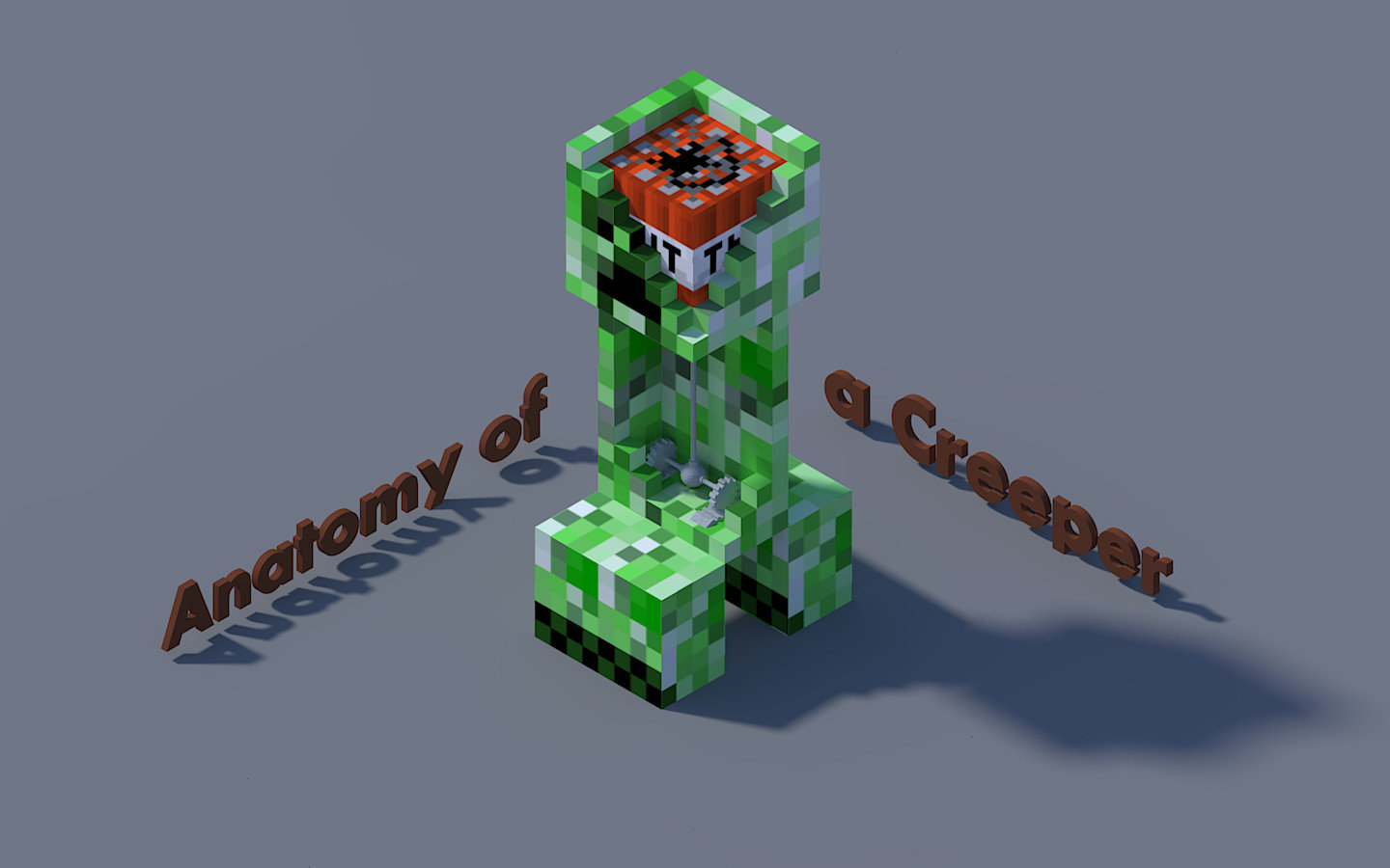 Free download Creeper (Minecraft) background ID:385623 hd 1440x900 for PC