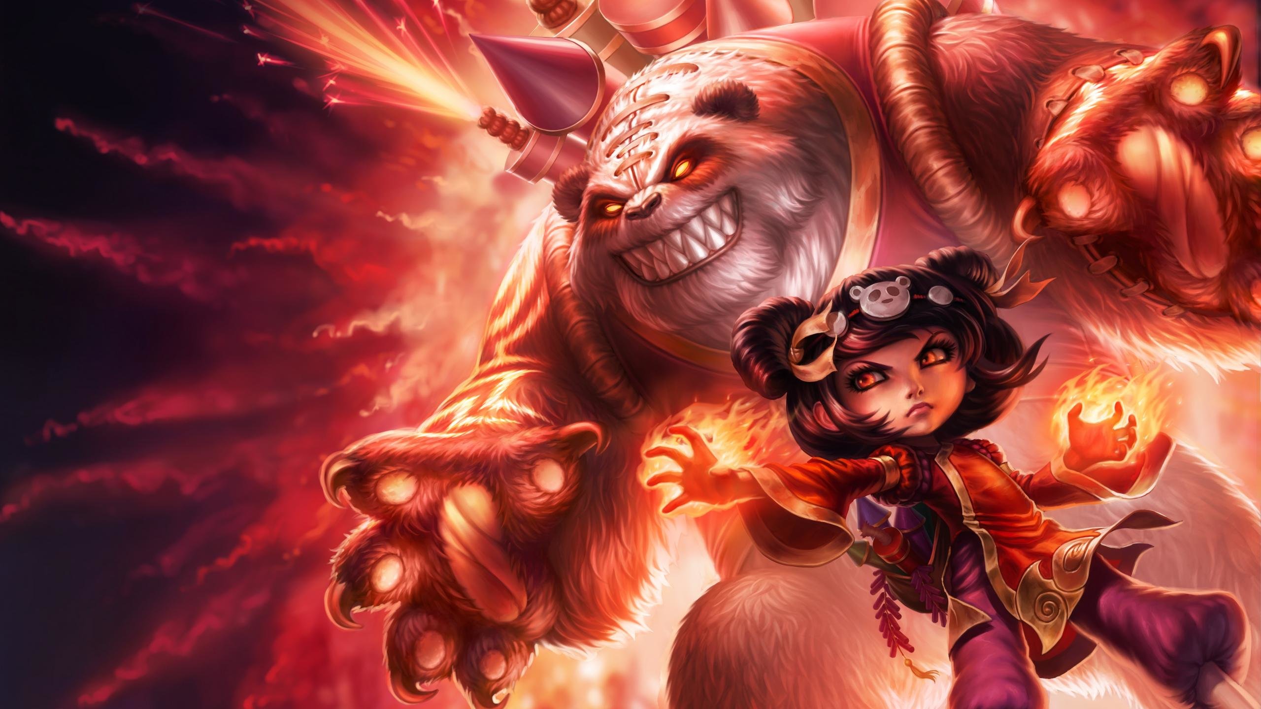 Download hd 2560x1440 Annie (League Of Legends) PC wallpaper ID:171112 for free