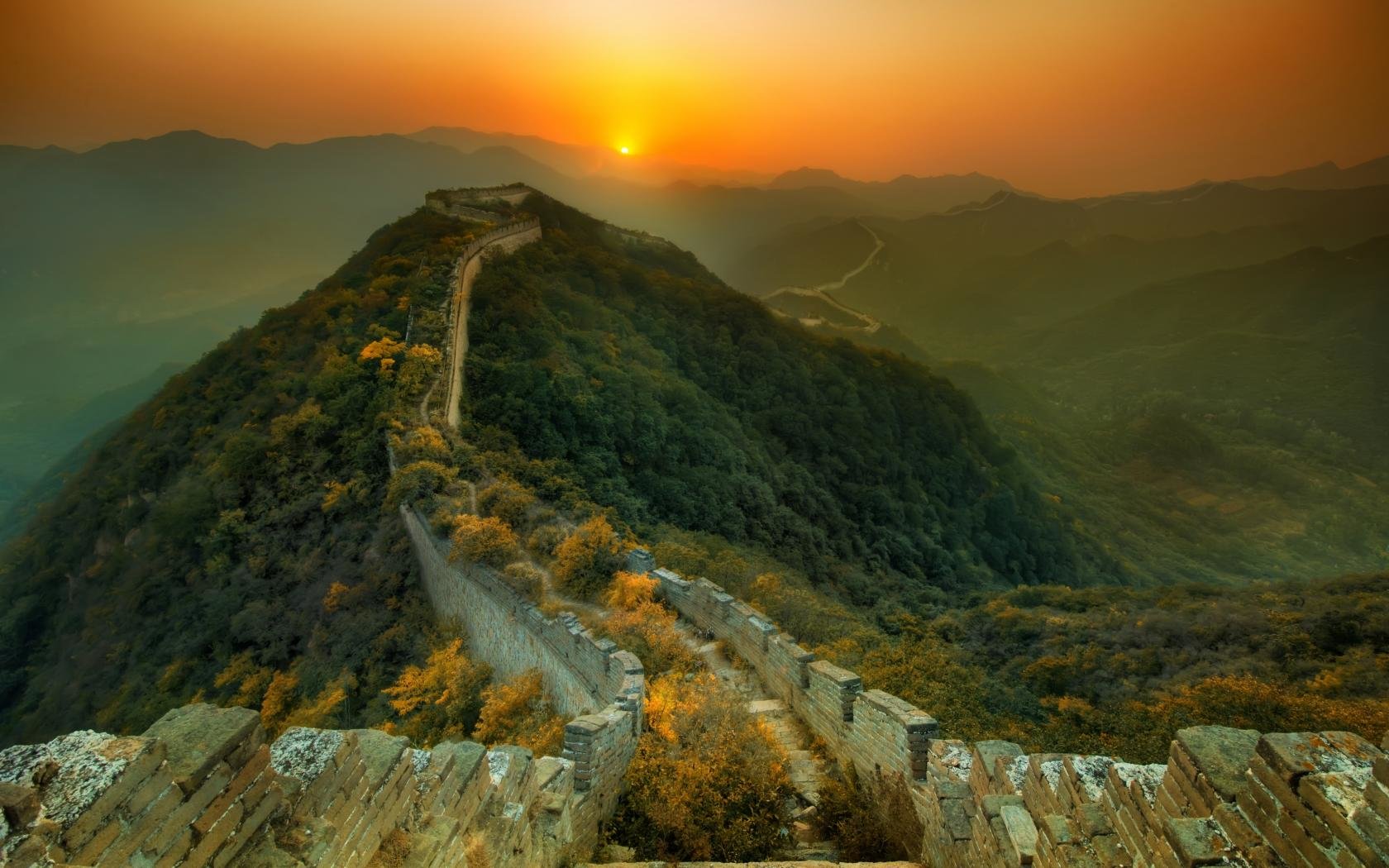 Download hd 1680x1050 Great Wall Of China computer wallpaper ID:492522 for free