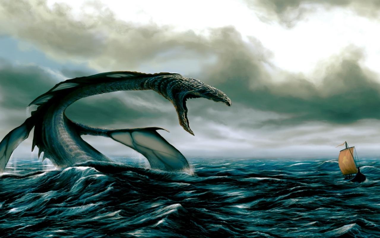 Free download Sea Monster background ID:373711 hd 1280x800 for desktop