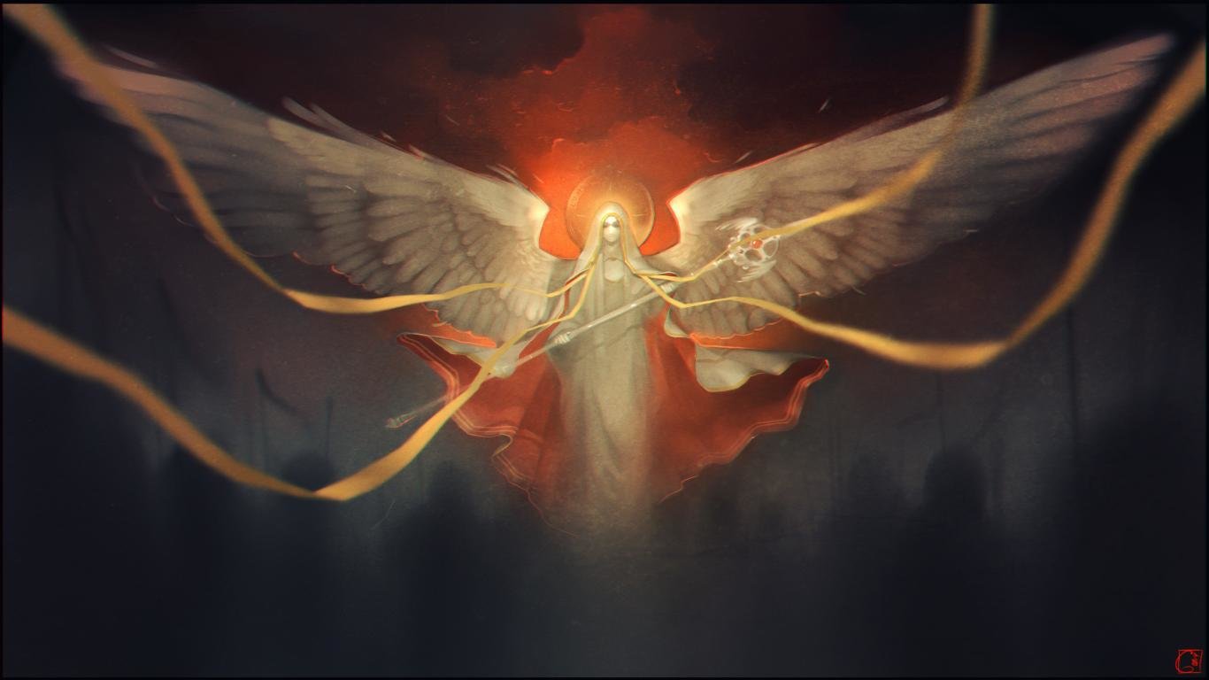 Free download Angel background ID:7585 1366x768 laptop for computer