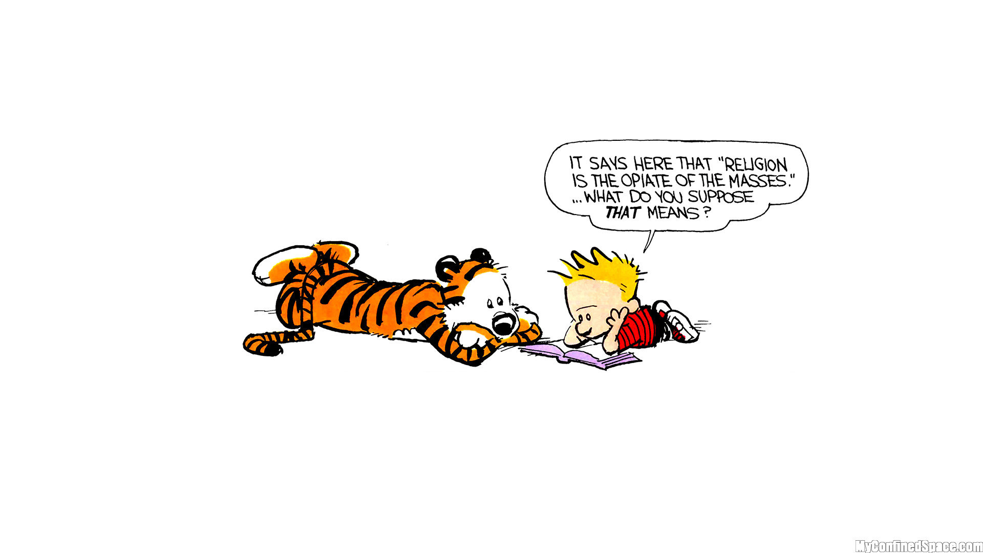 High resolution Calvin and Hobbes hd 1920x1080 background ID:211391 for desktop