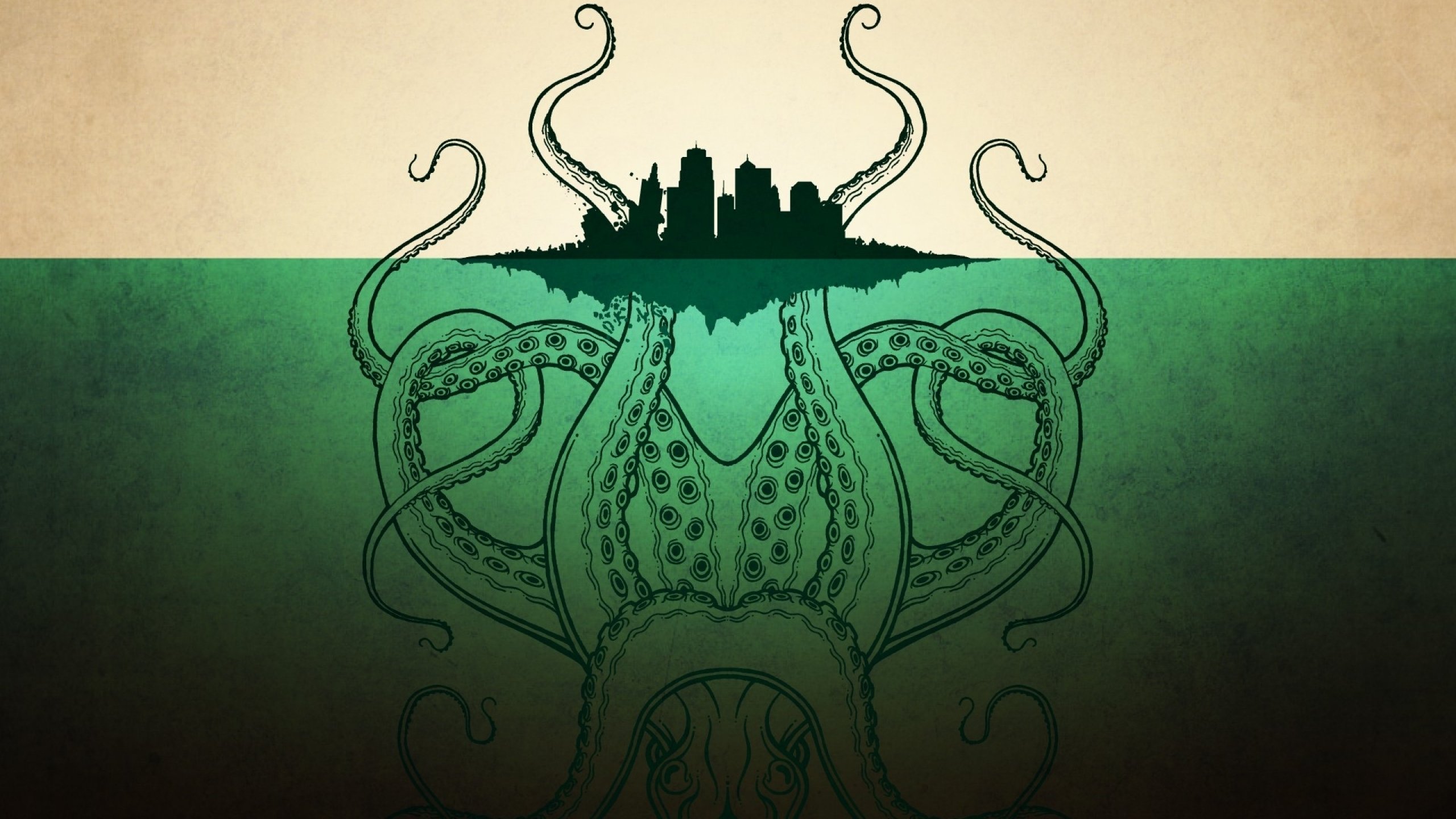 Awesome Cthulhu free wallpaper ID:351061 for hd 2560x1440 PC