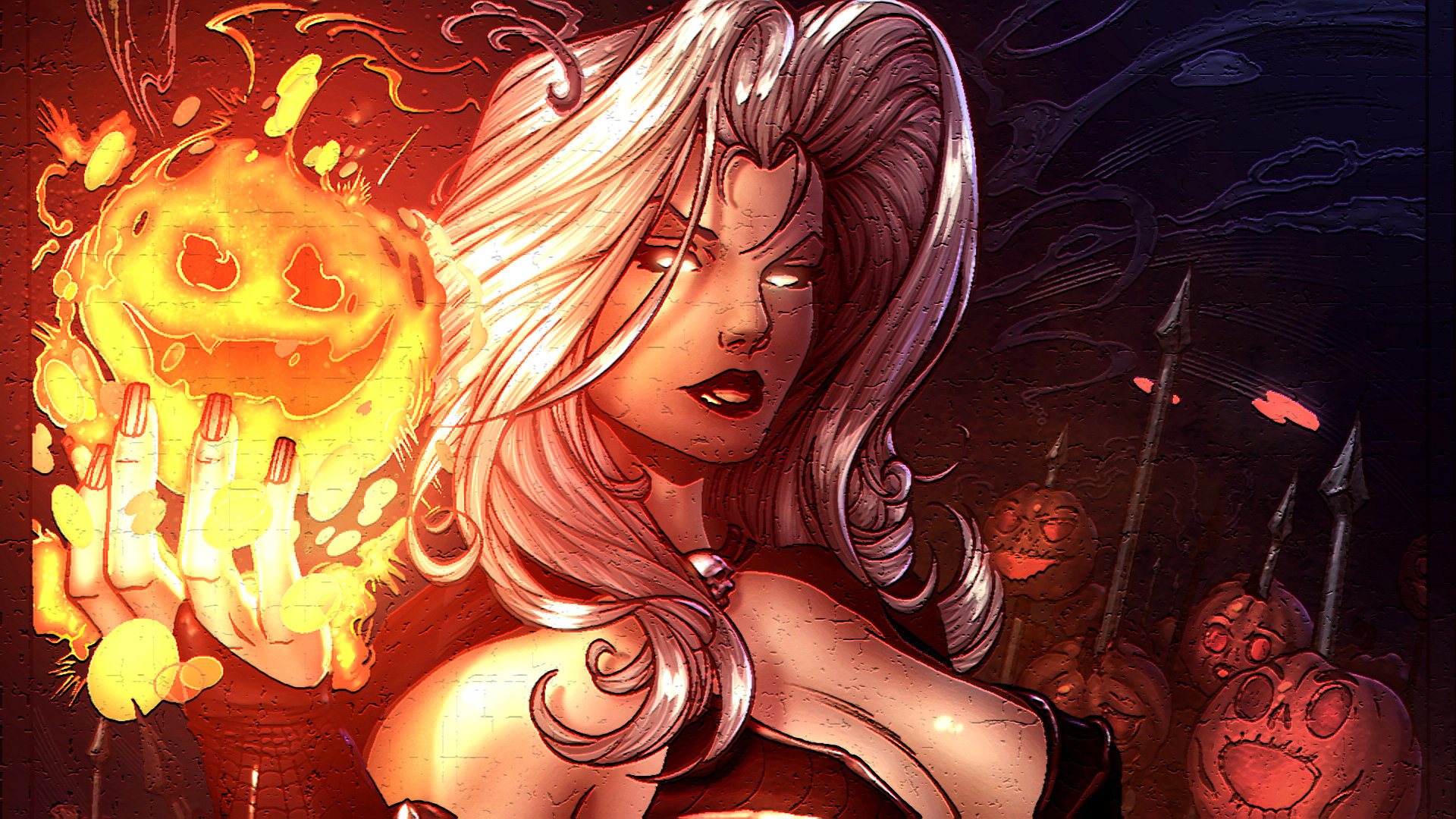 Download hd 1080p Lady Death PC background ID:156129 for free