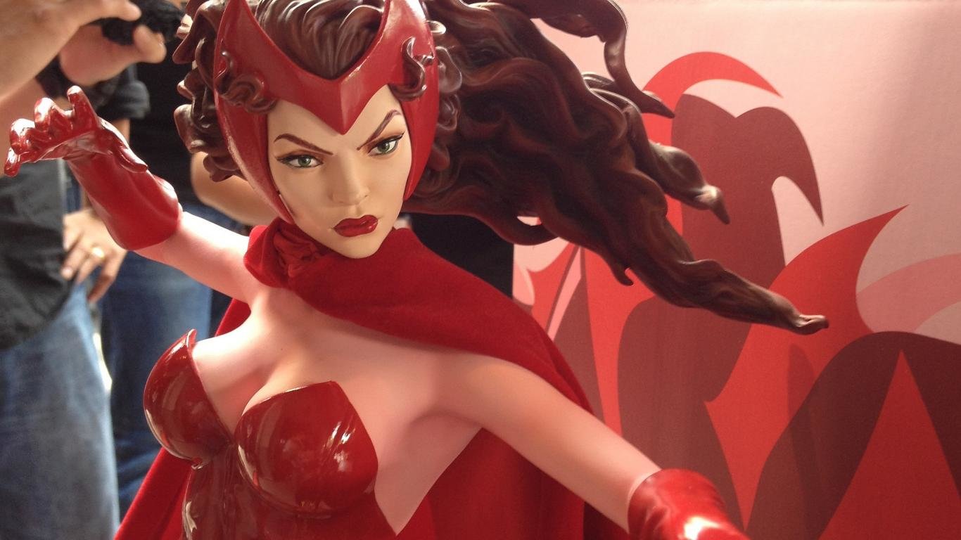 Download 1366x768 laptop Scarlet Witch computer background ID:419831 for free
