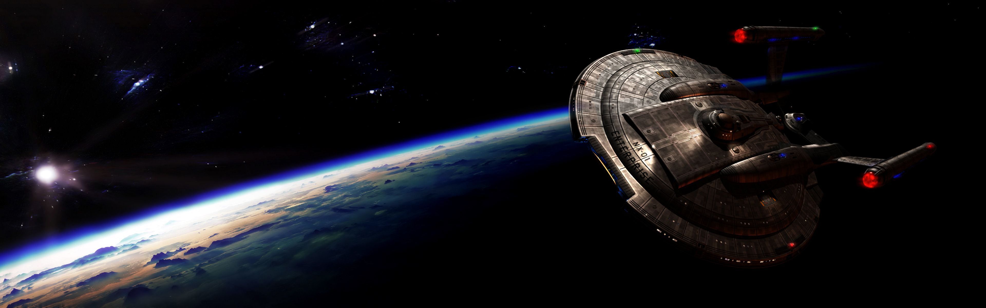 Download dual screen 3840x1200 Star Trek computer background ID:388852 for free