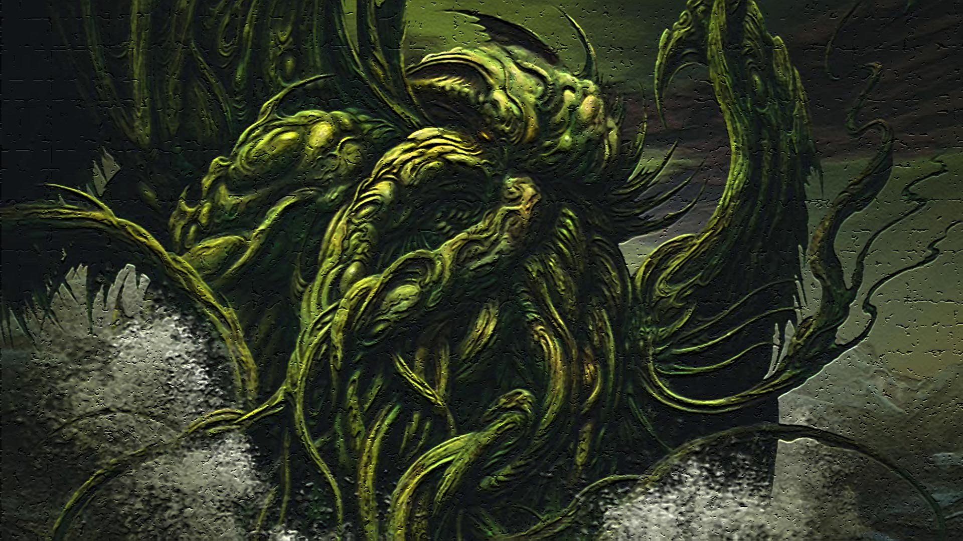 Download hd 1920x1080 Cthulhu computer background ID:351040 for free