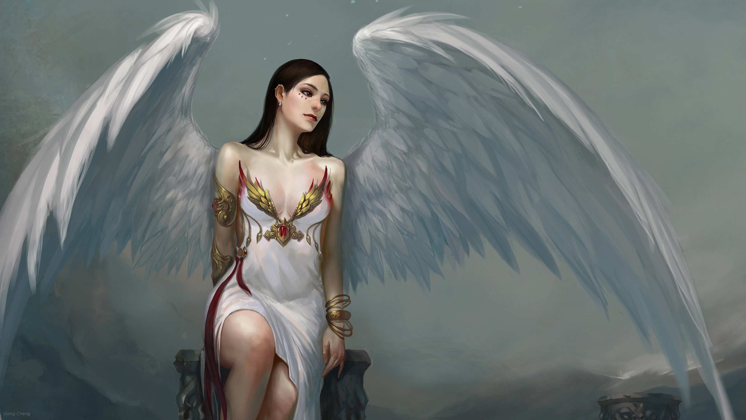 Awesome Angel free wallpaper ID:7440 for hd 2560x1440 computer