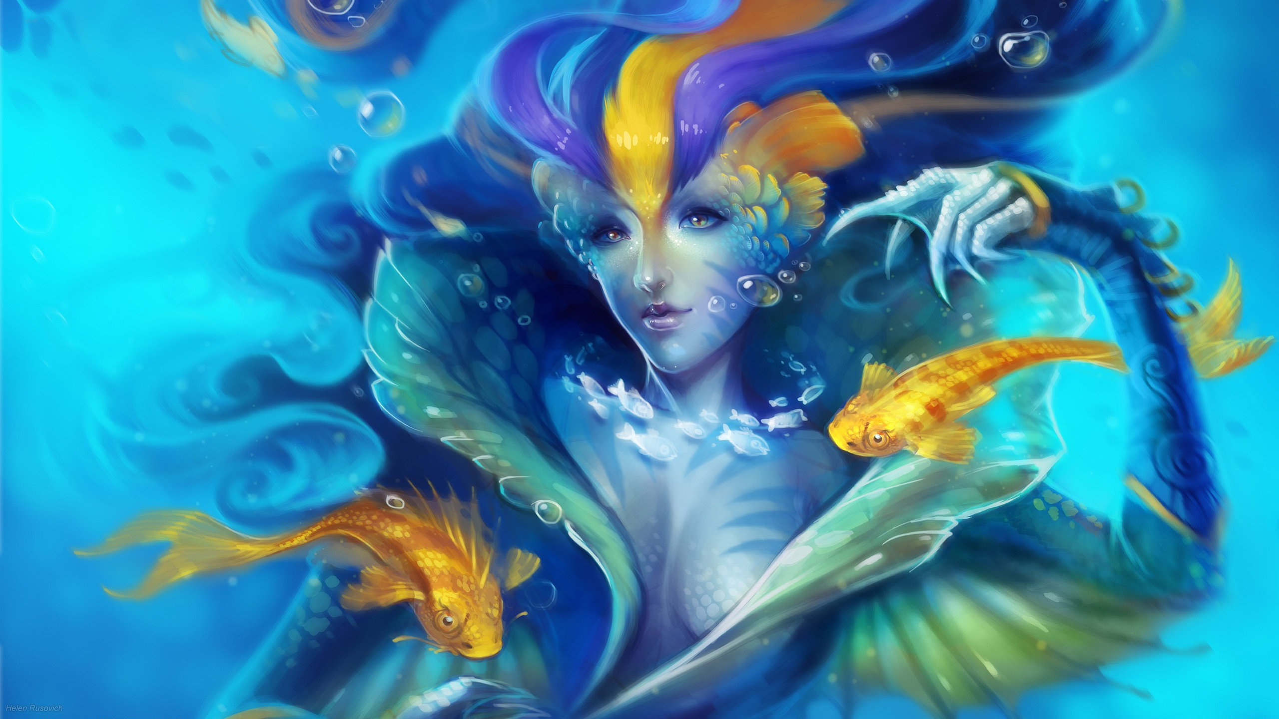 High resolution Mermaid hd 2560x1440 wallpaper ID:329386 for PC