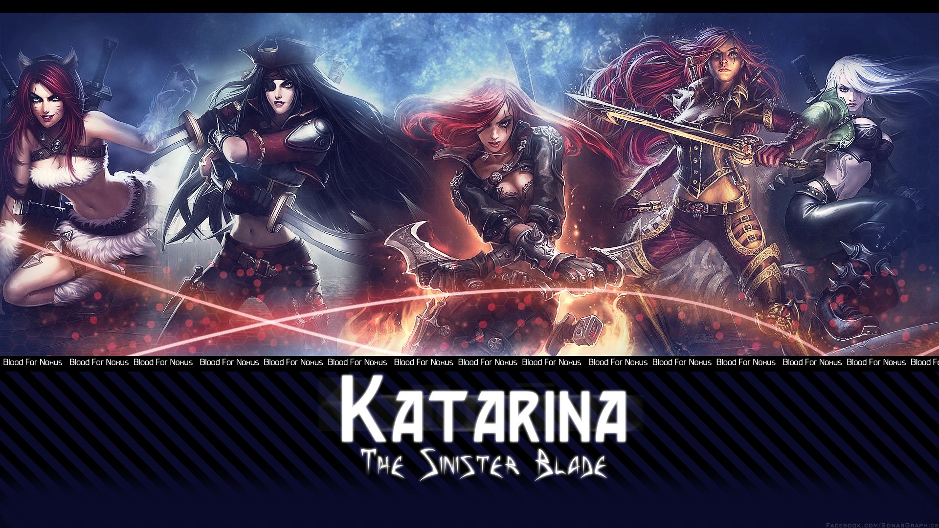 Awesome Katarina (League Of Legends) free background ID:172676 for full hd 1080p computer
