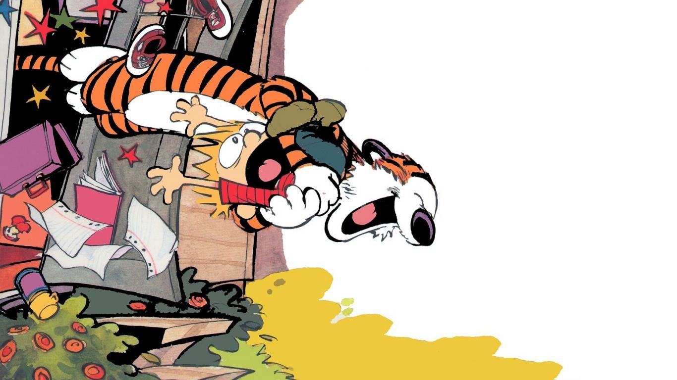 Free Calvin and Hobbes high quality background ID:211414 for hd 1366x768 computer