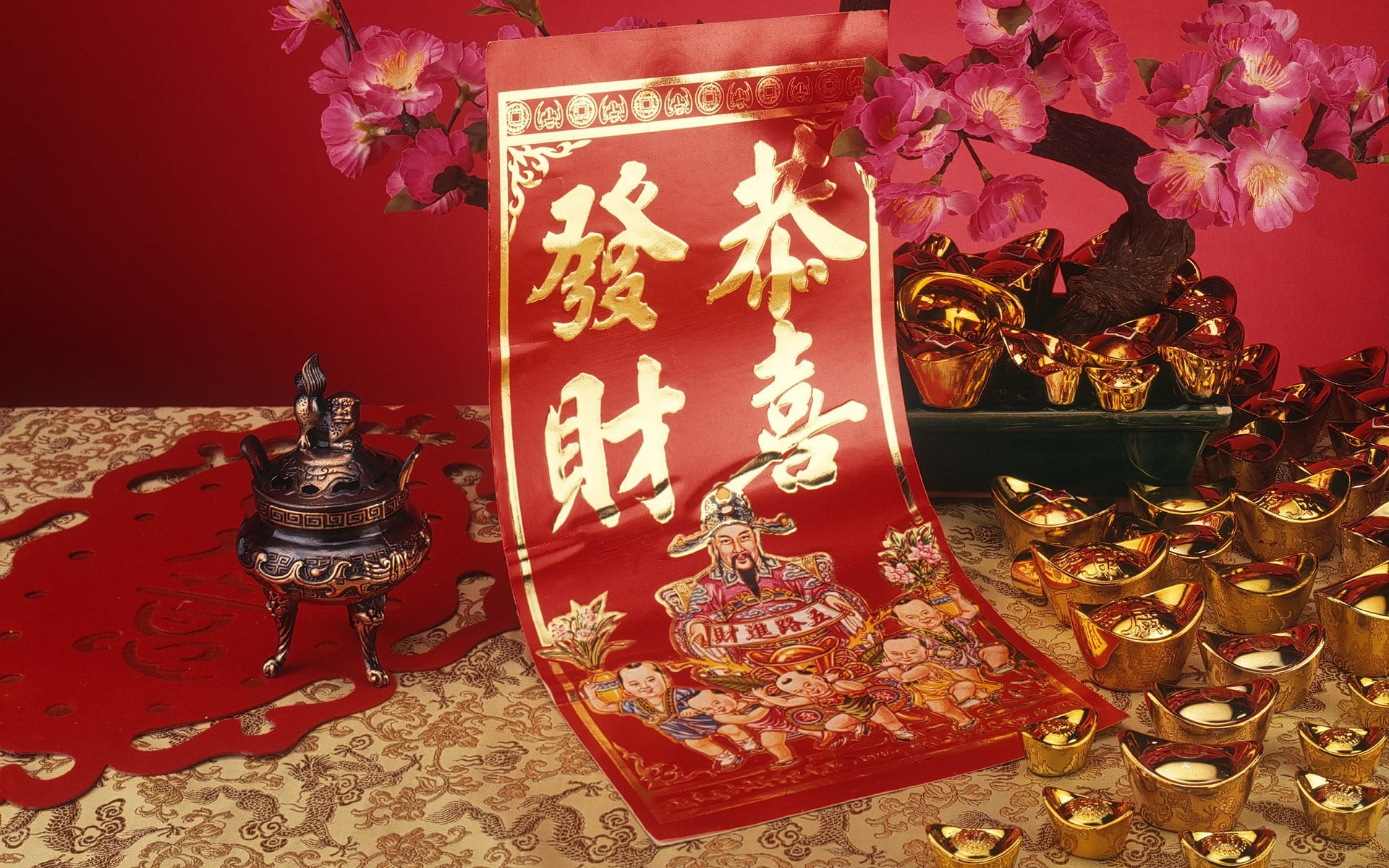 Free download Chinese New Year background ID:156044 hd 1920x1200 for PC