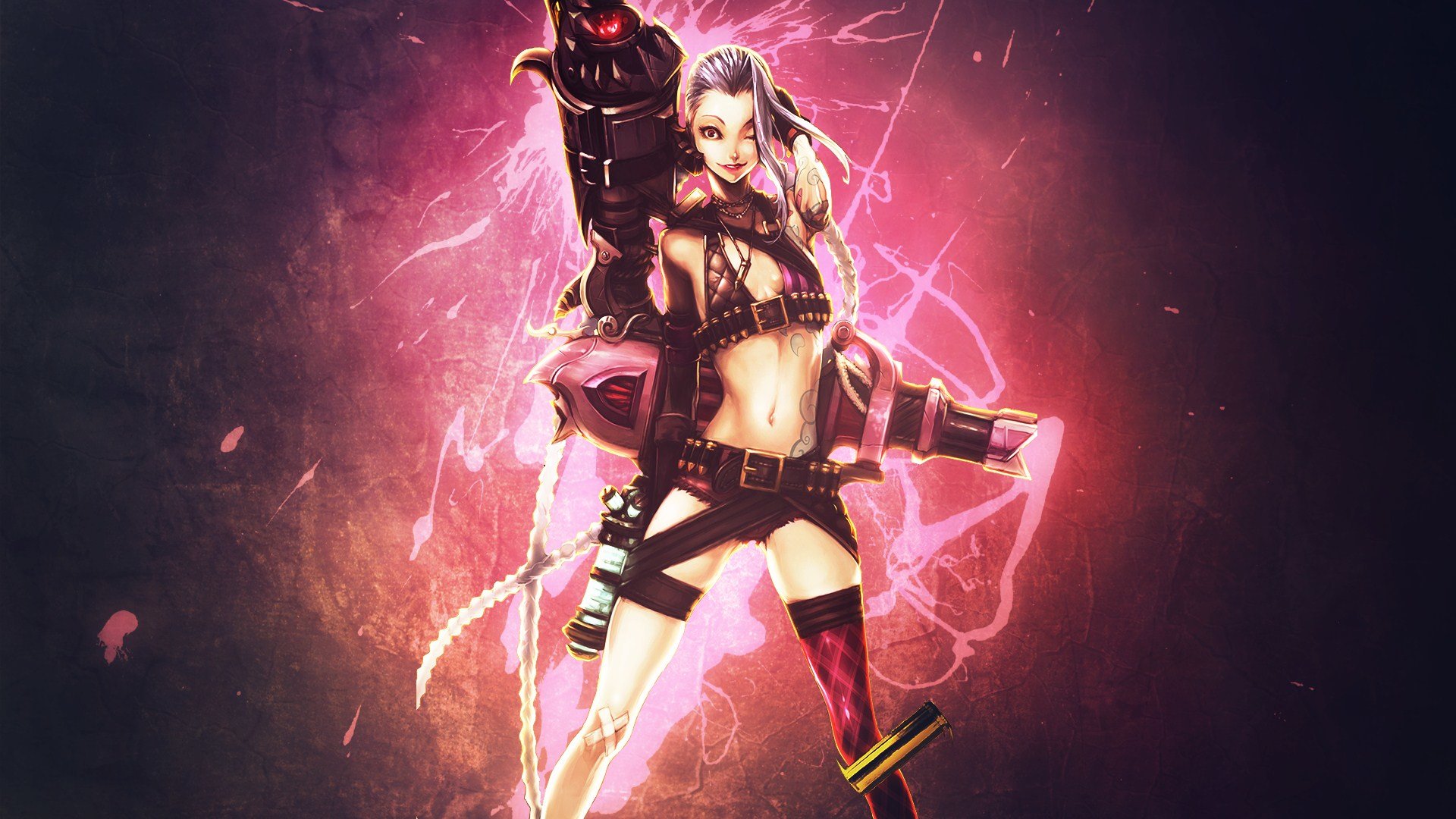 Download hd 1080p Jinx (League Of Legends) PC background ID:171793 for free