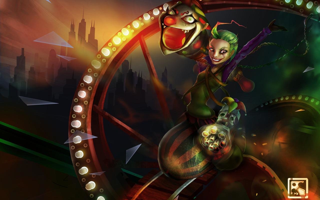Free download Jinx (League Of Legends) background ID:172096 hd 1280x800 for PC