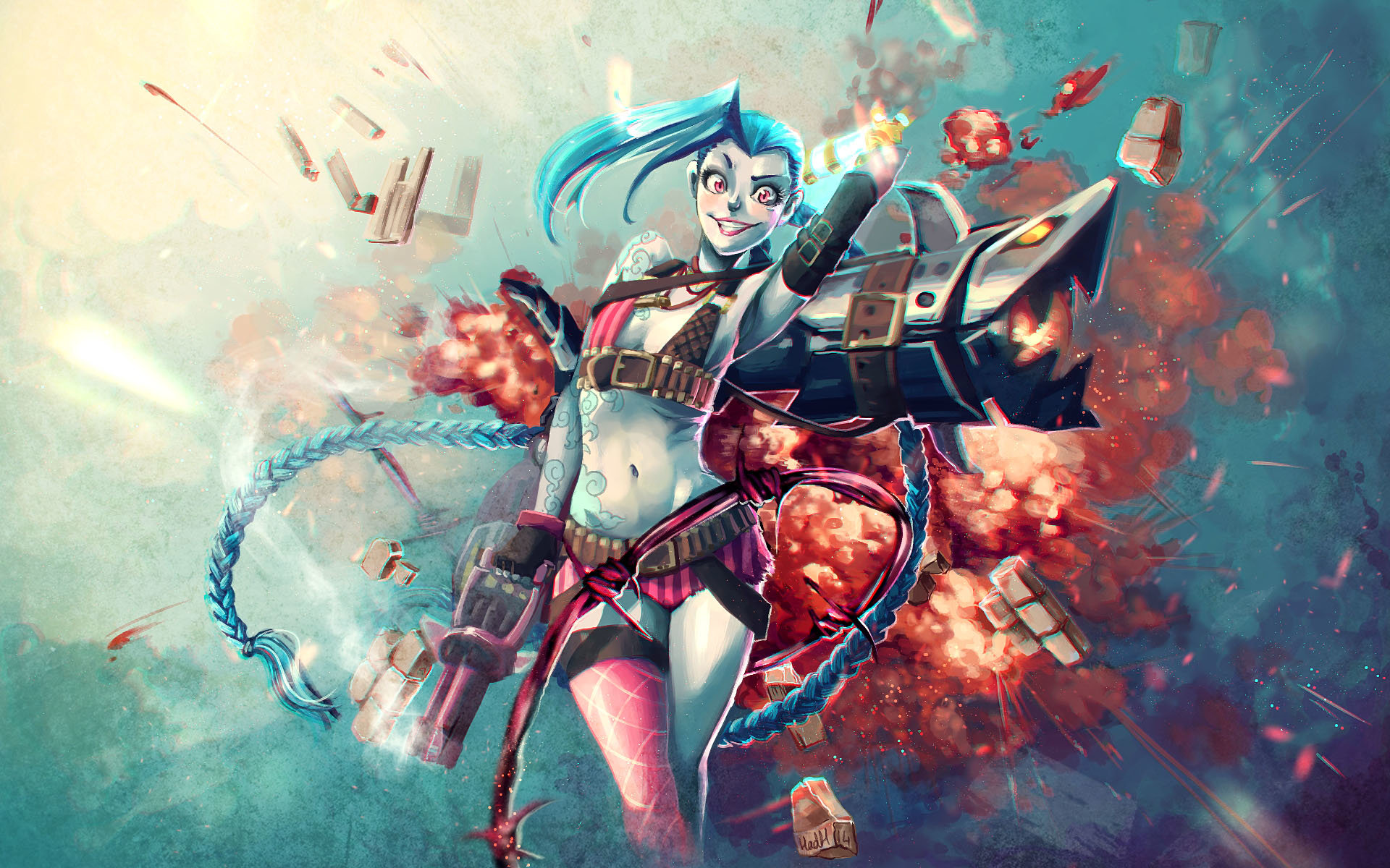 Awesome Jinx (League Of Legends) free background ID:171625 for hd 1920x1200 computer