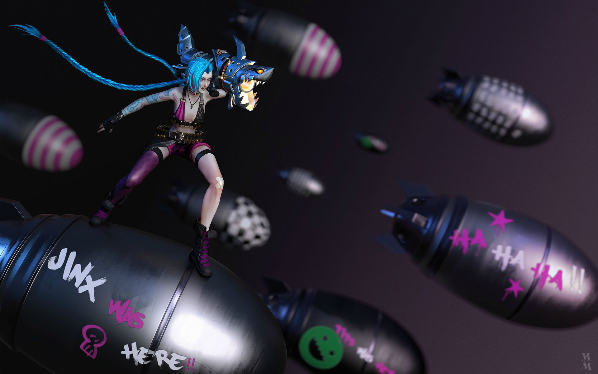 Awesome Jinx (League Of Legends) free background ID:171910 for hd 1920x1200 PC
