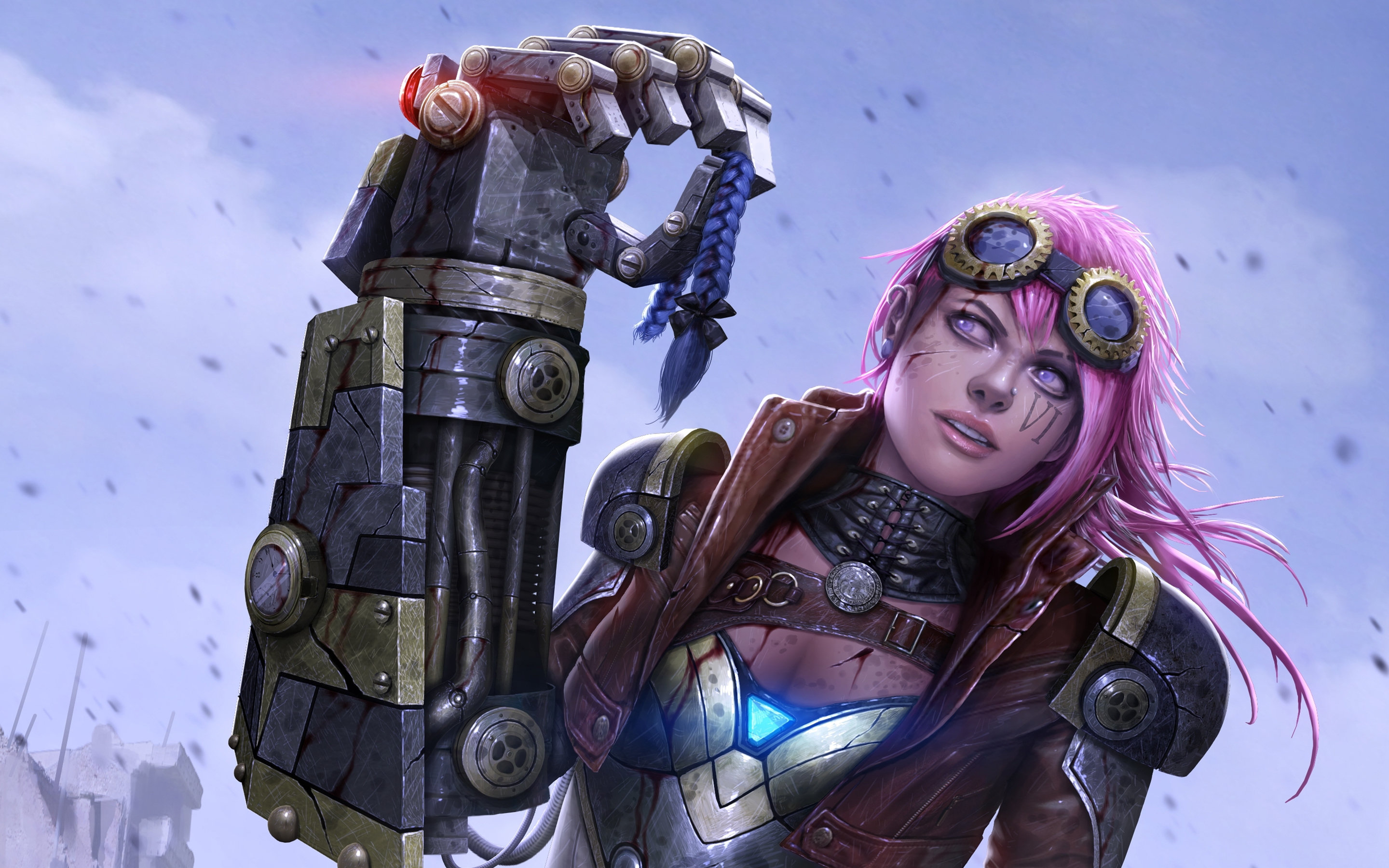 Best VI (League Of Legends) background ID:173628 for High Resolution hd 2880x1800 PC
