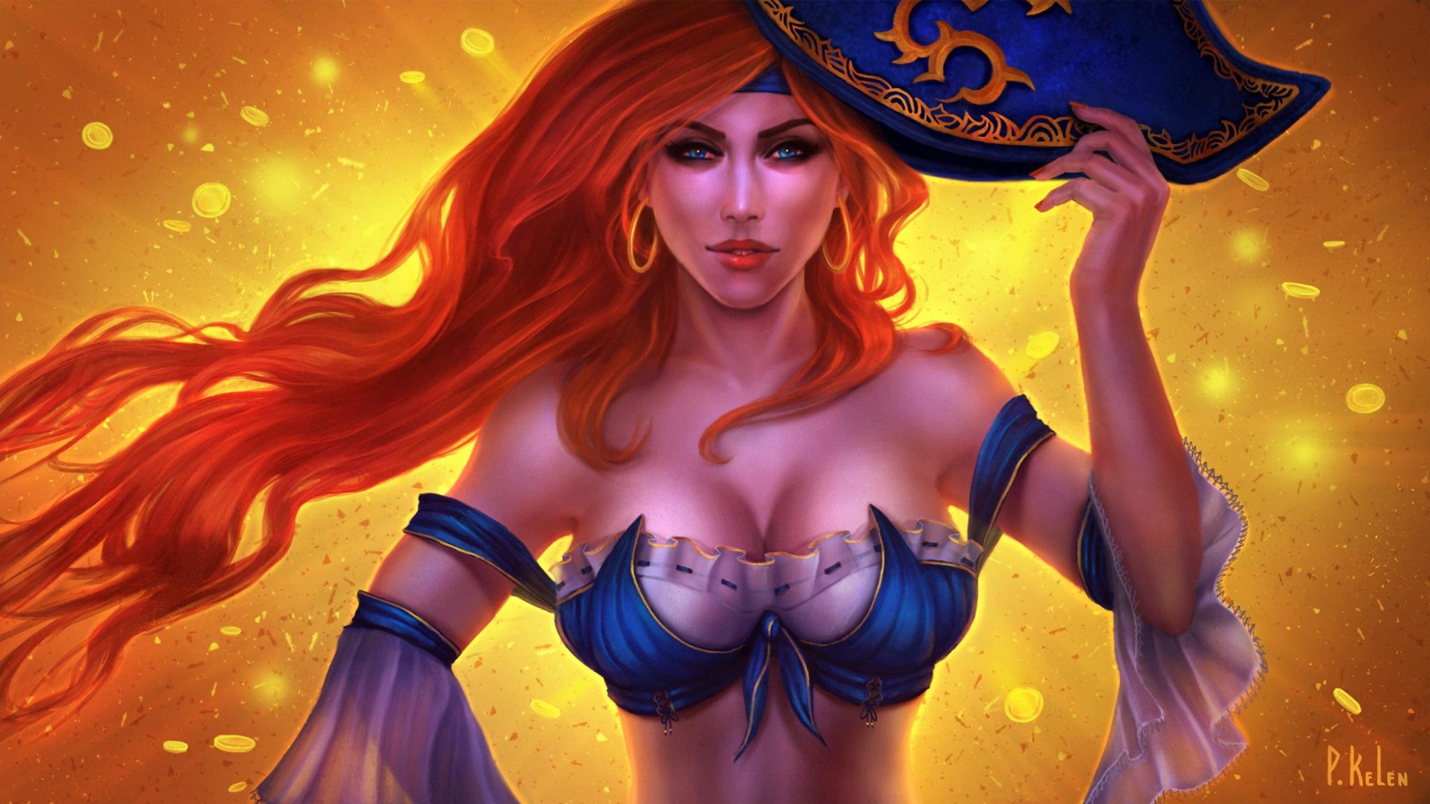 Free download Miss Fortune (League Of Legends) wallpaper ID:171907 hd 2048x1152 for computer