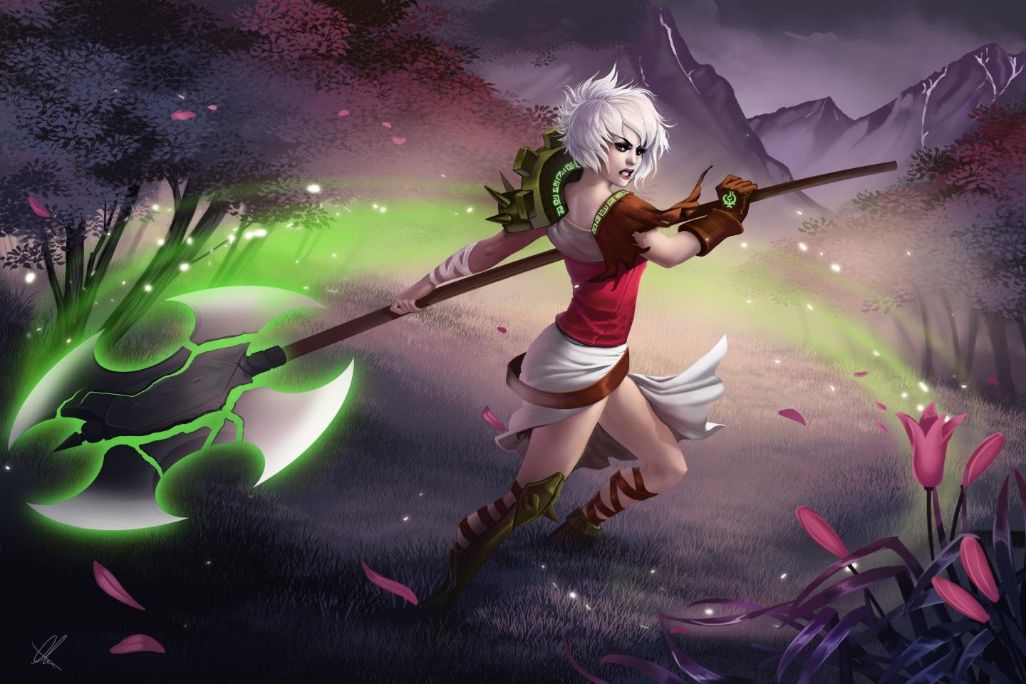 High resolution Riven (League Of Legends) hd 1440x960 wallpaper ID:172643 for PC