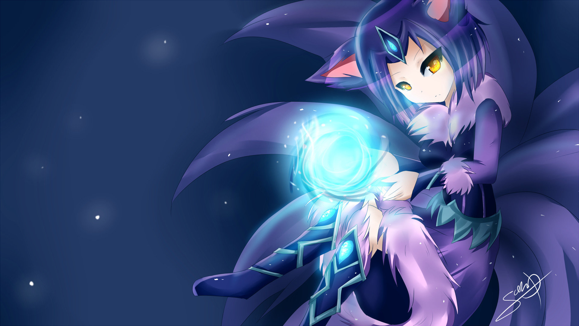 High resolution Ahri (League Of Legends) hd 1920x1080 background ID:172077 for computer