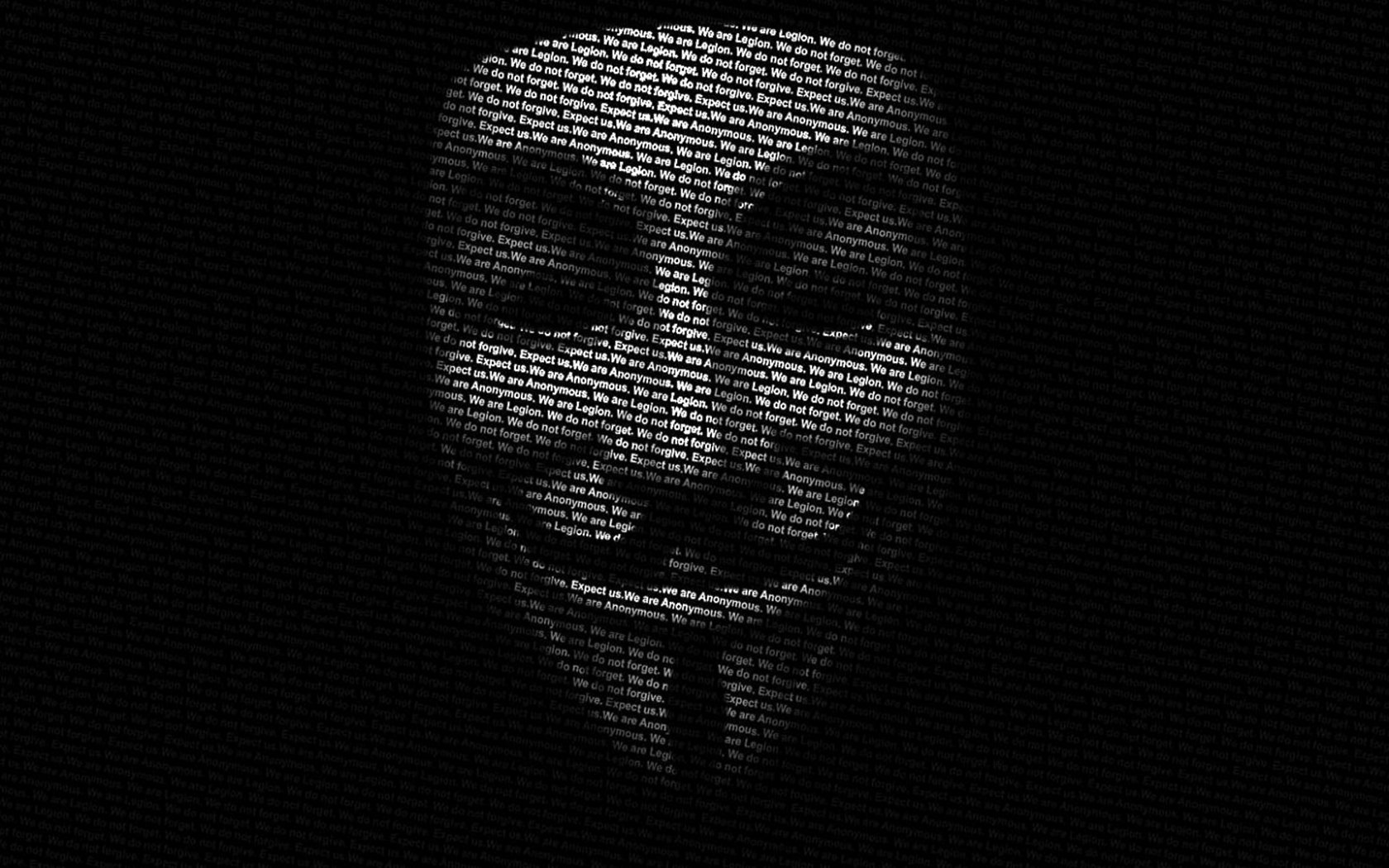 Download hd 1680x1050 Anonymous computer background ID:162172 for free