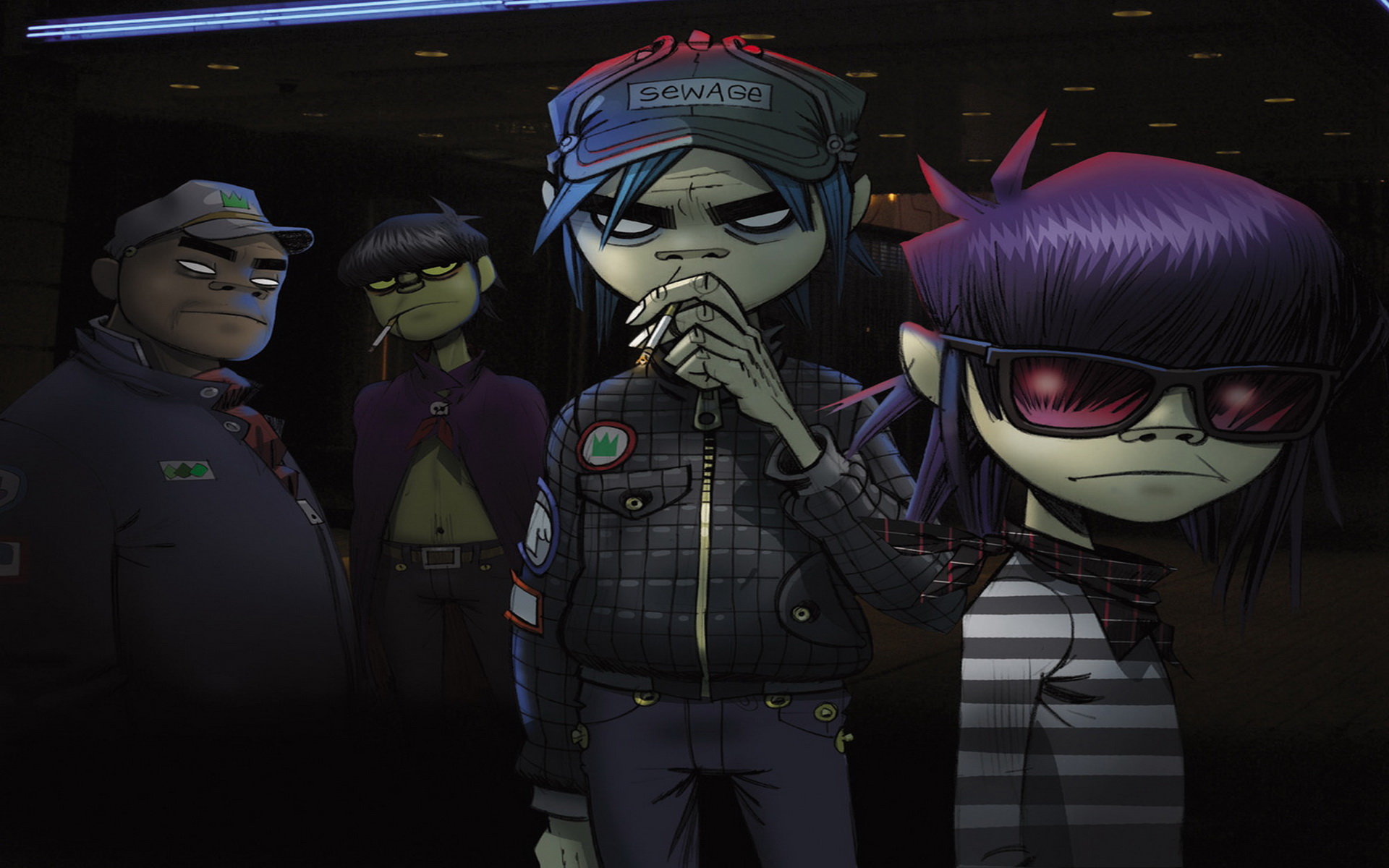 Awesome Gorillaz free wallpaper ID:273484 for hd 1920x1200 computer