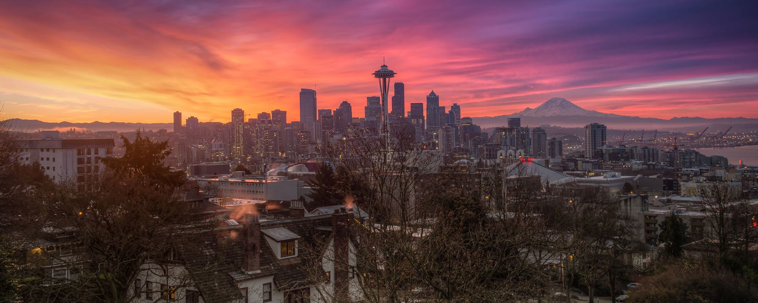 Free download Seattle background ID:474420 dual screen 2560x1024 for PC