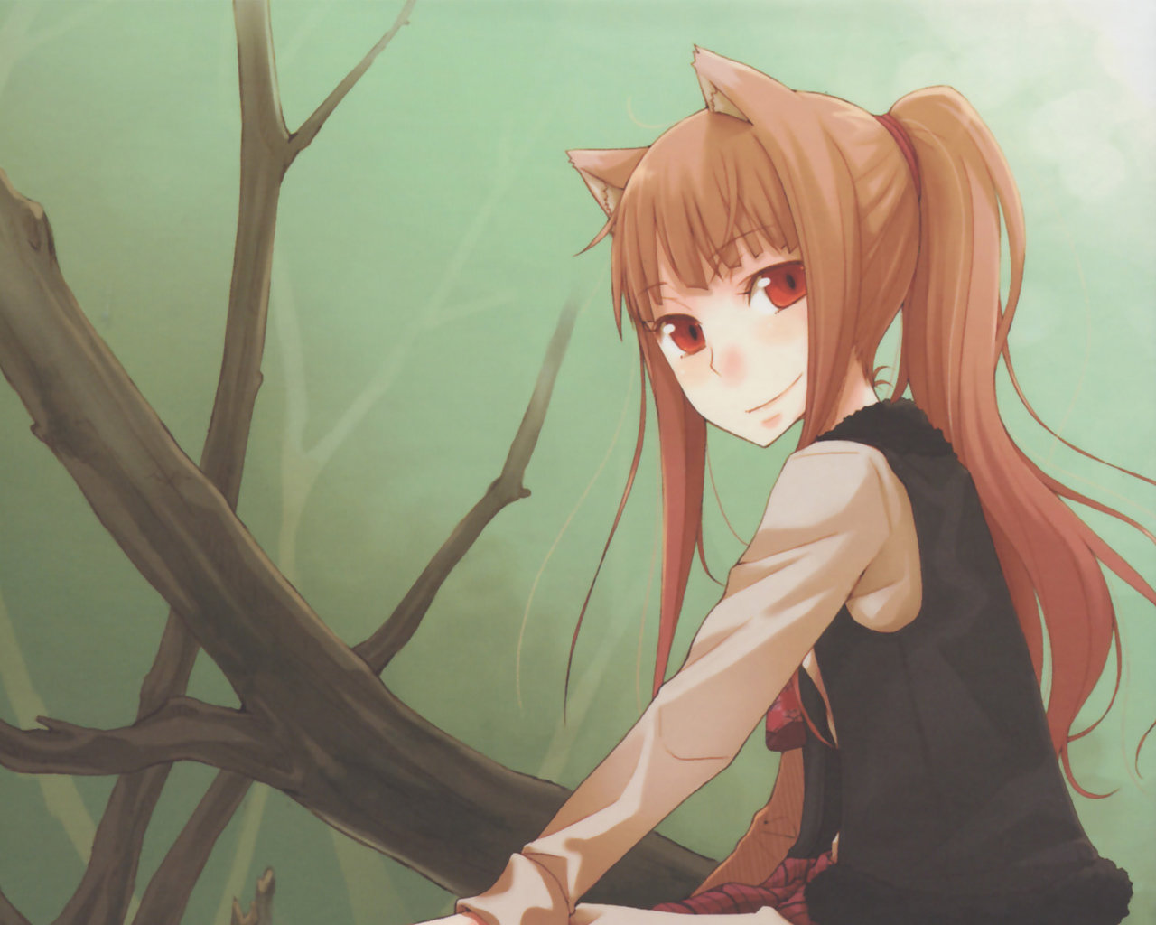 Free Spice And Wolf high quality background ID:399801 for hd 1280x1024 computer