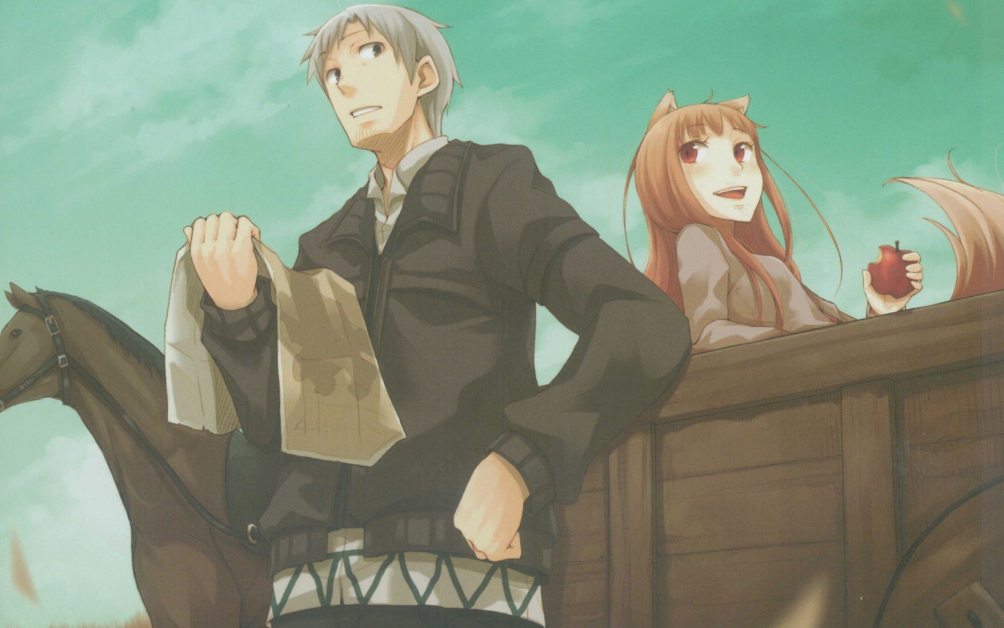 Download hd 1440x900 Spice And Wolf PC background ID:399797 for free