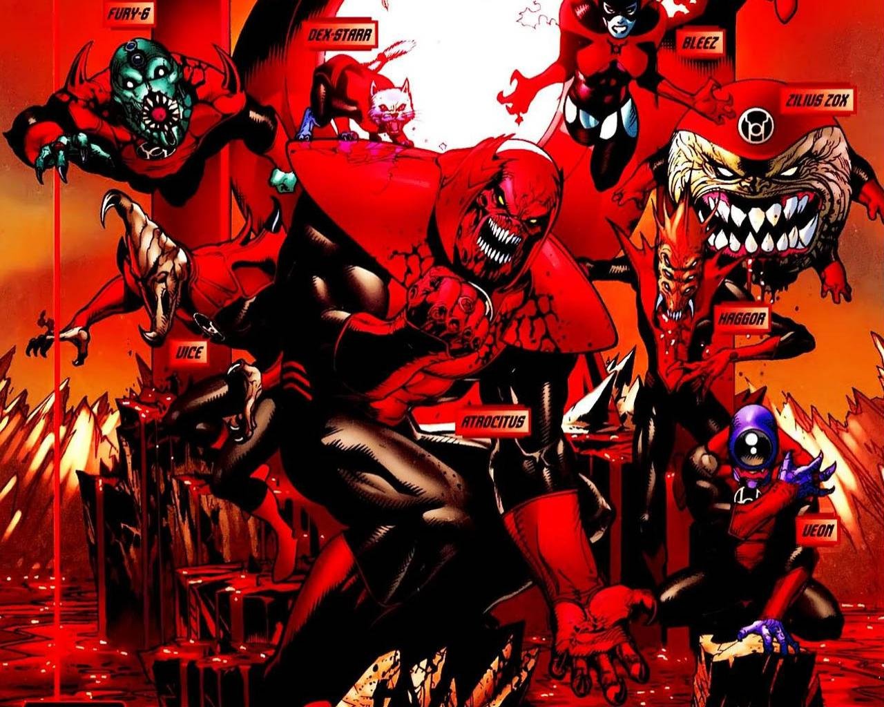Free download Red Lantern Corps background ID:25980 hd 1280x1024 for PC
