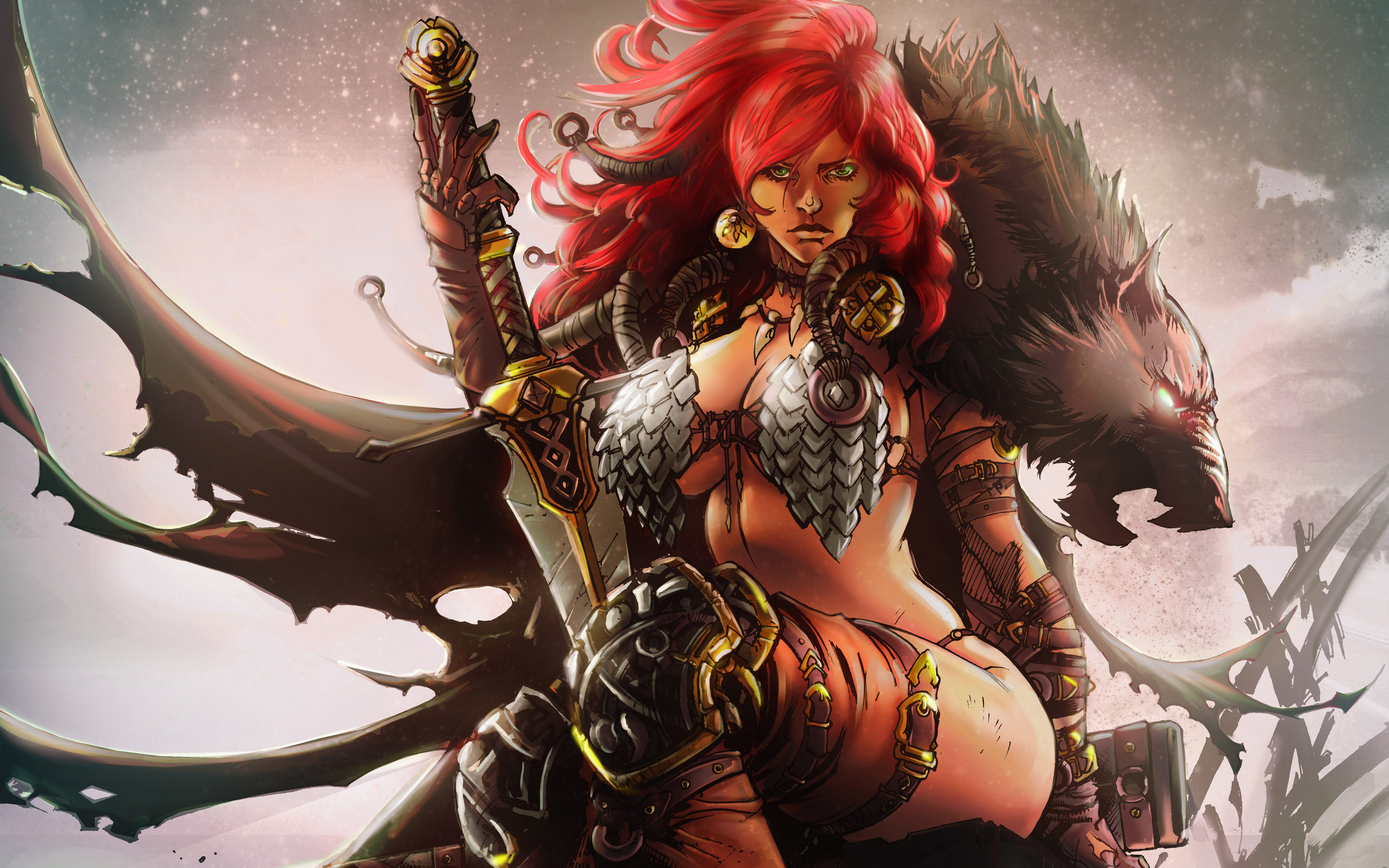 High resolution Red Sonja hd 2880x1800 wallpaper ID:449845 for computer