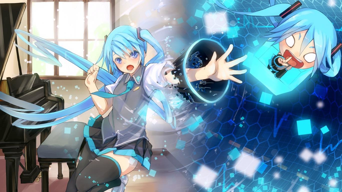 Free Vocaloid high quality background ID:882 for hd 1366x768 PC