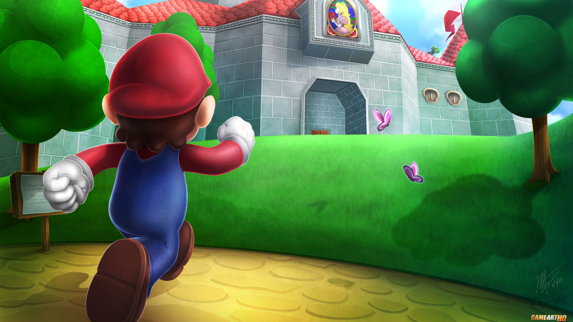 Free Super Mario 64 high quality background ID:213689 for full hd 1920x1080 computer