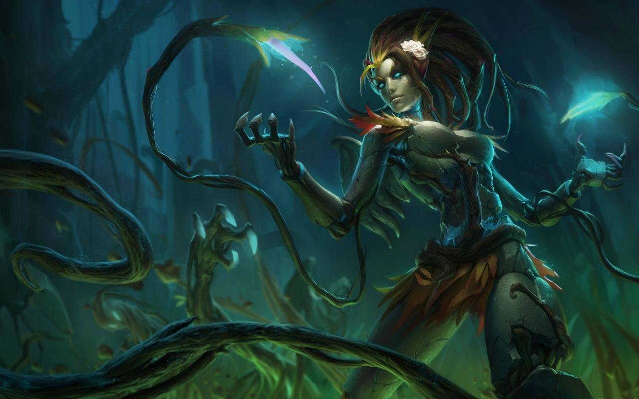 Download hd 1280x800 Zyra (League Of Legends) PC background ID:172065 for free