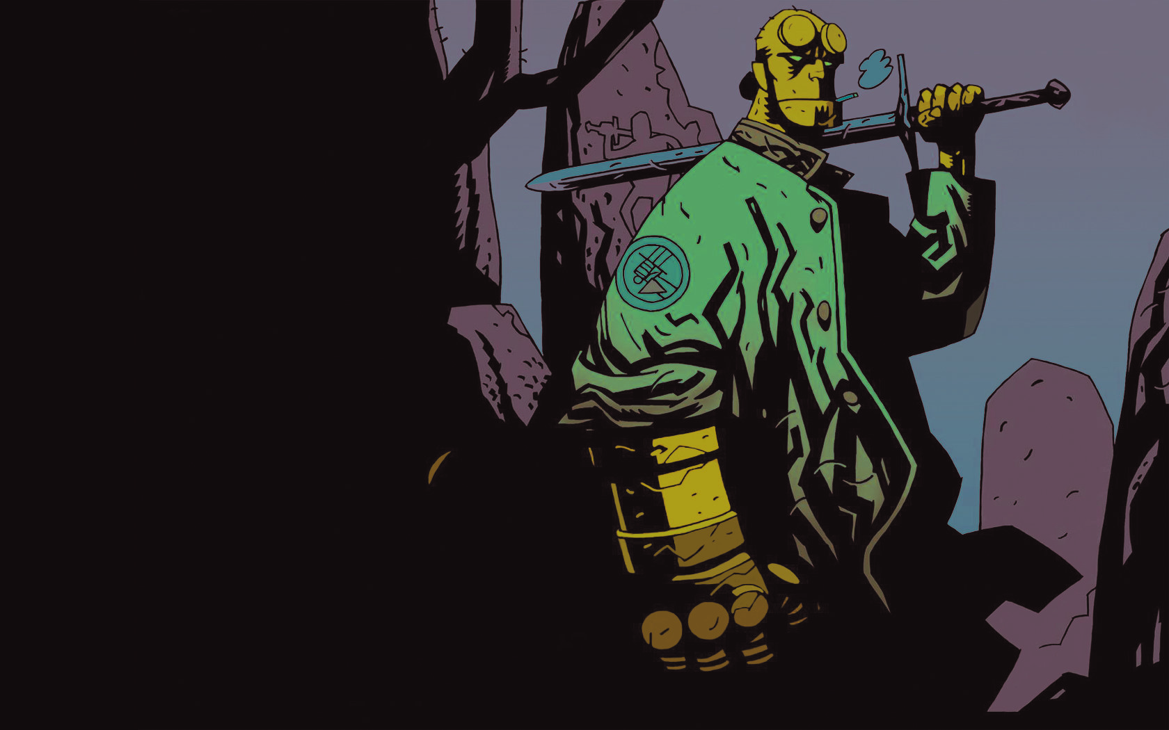 Free download Hellboy background ID:397598 hd 1680x1050 for computer