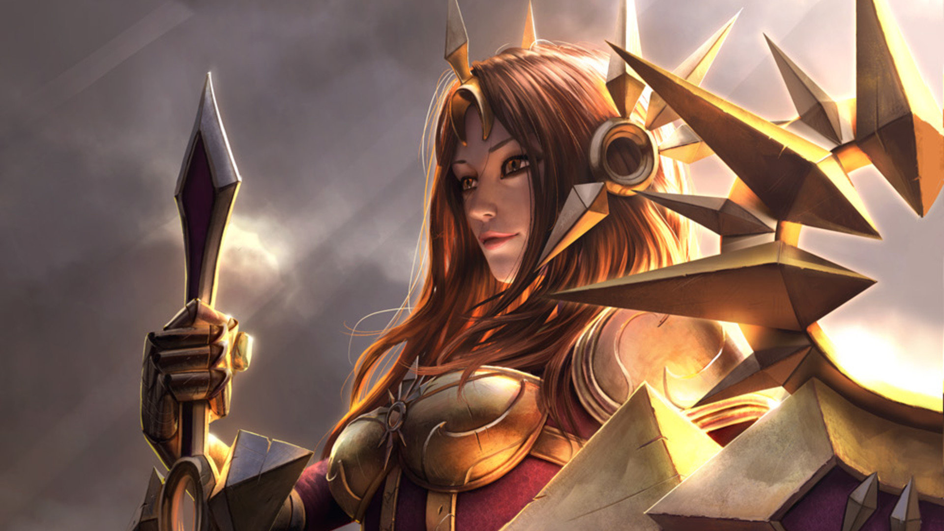 Leona (League Of Legends) backgrounds HD for desktop.