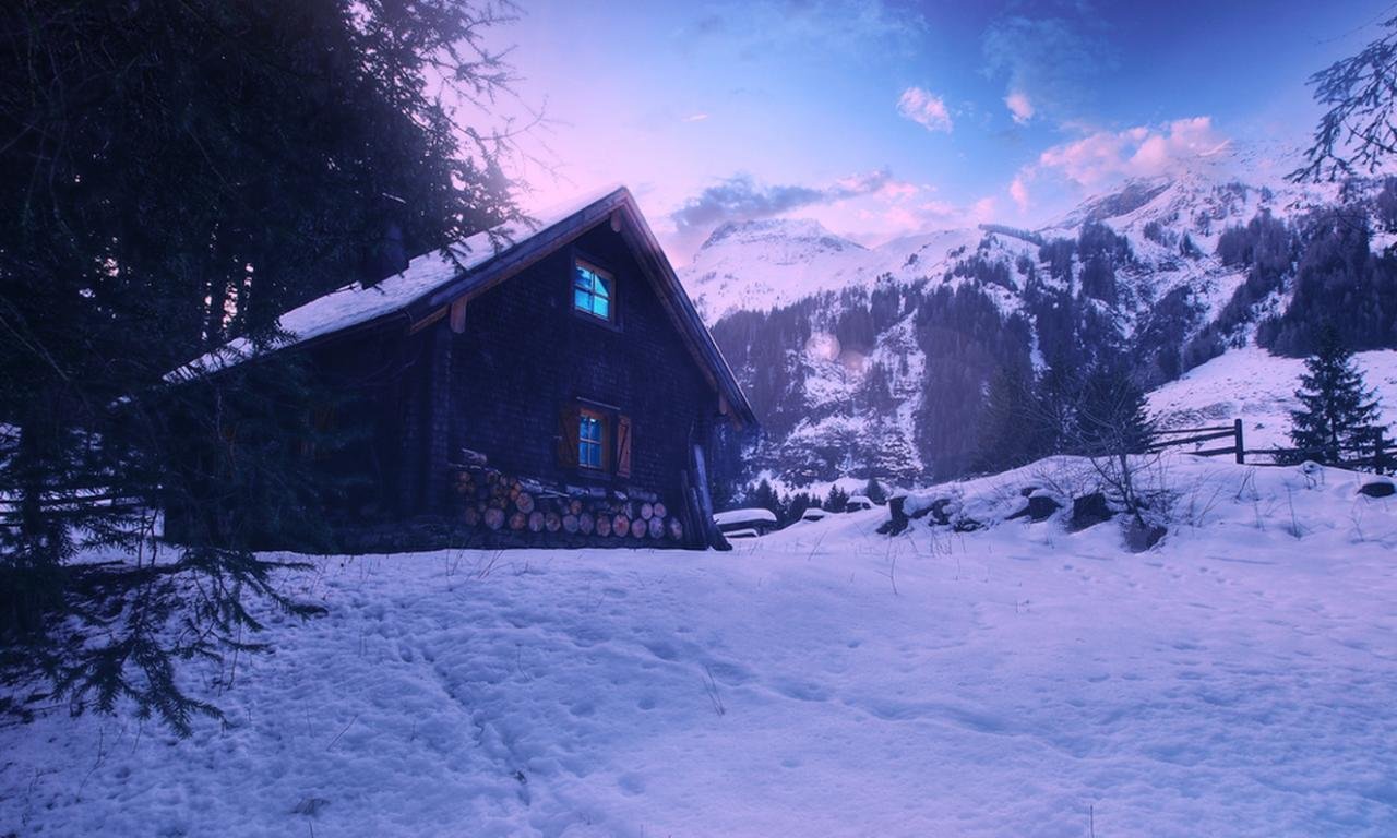 Download hd 1280x768 Cabin desktop background ID:485956 for free