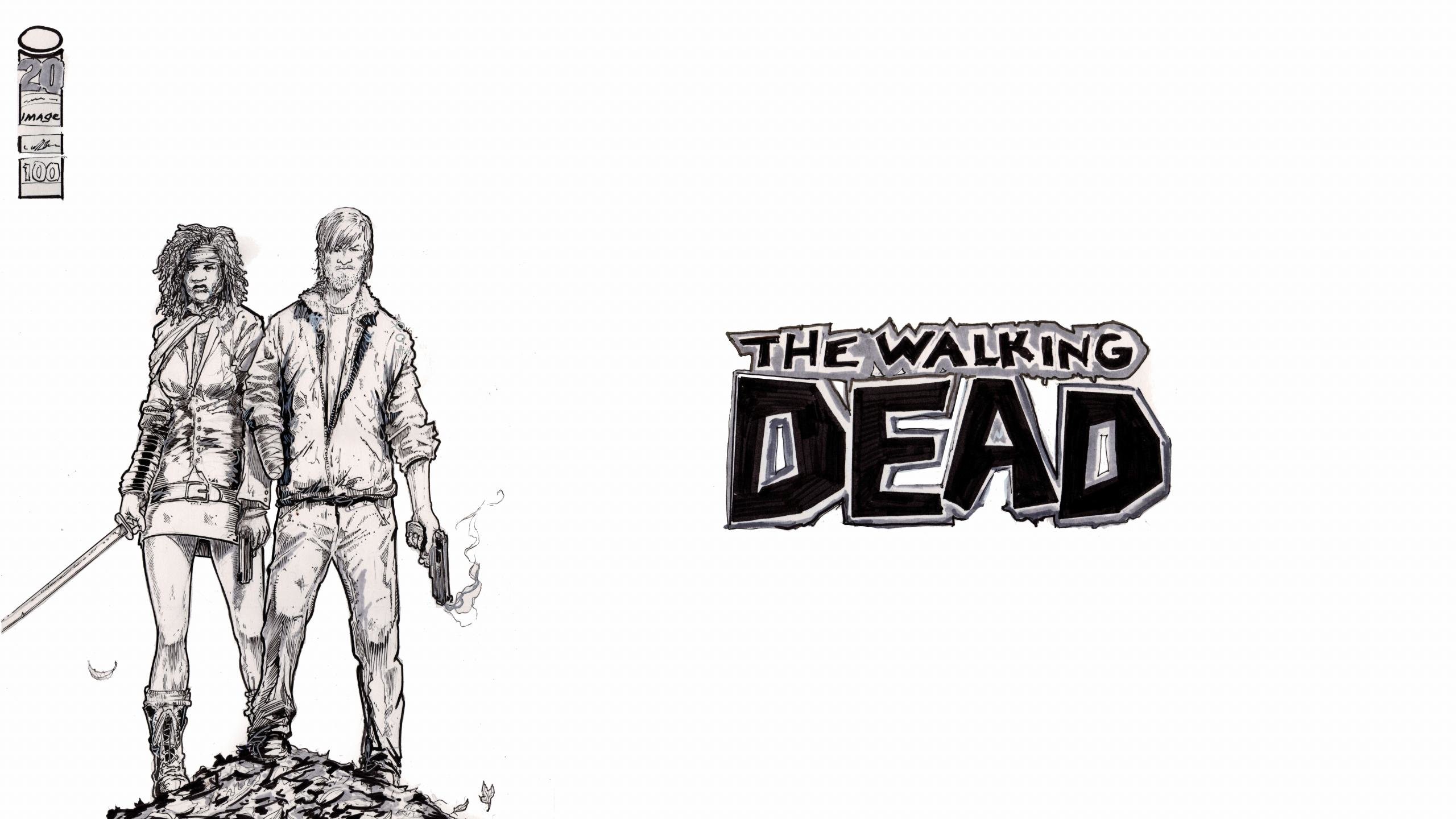 Walking Dead Comics Wallpapers 2560x1440 Desktop Backgrounds