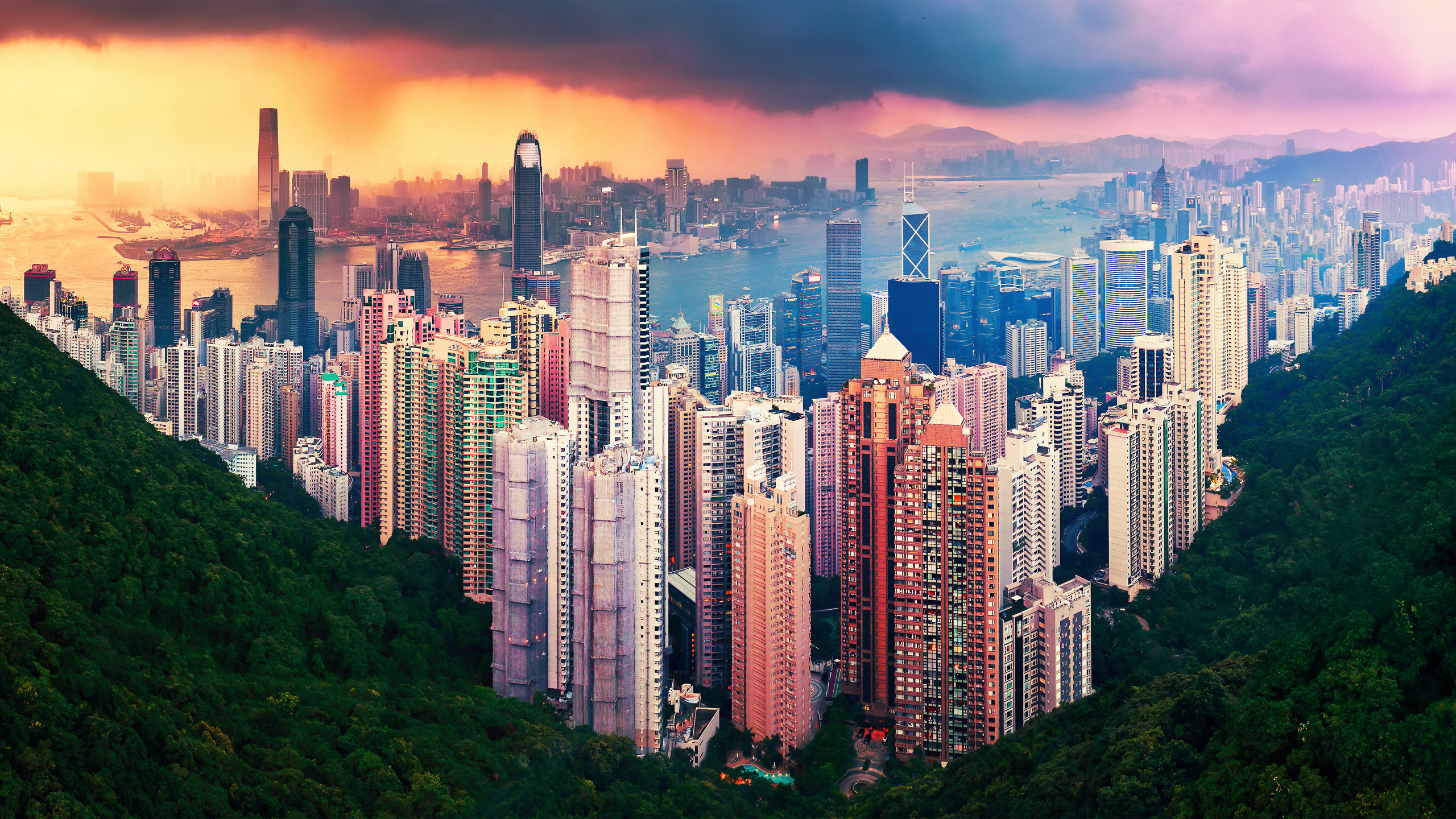 Free download Hong Kong background ID:486811 hd 2560x1440 for computer