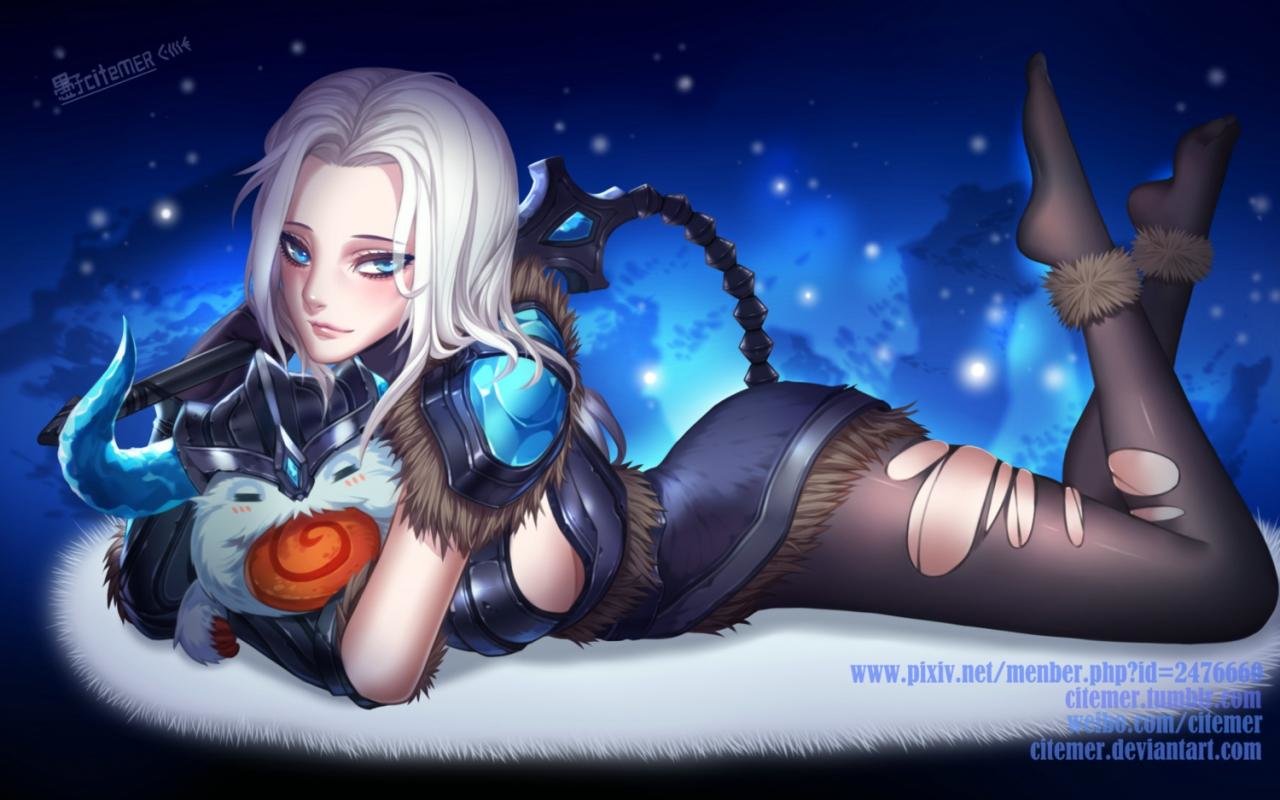 Download hd 1280x800 Poro (League Of Legends) PC background ID:171063 for free