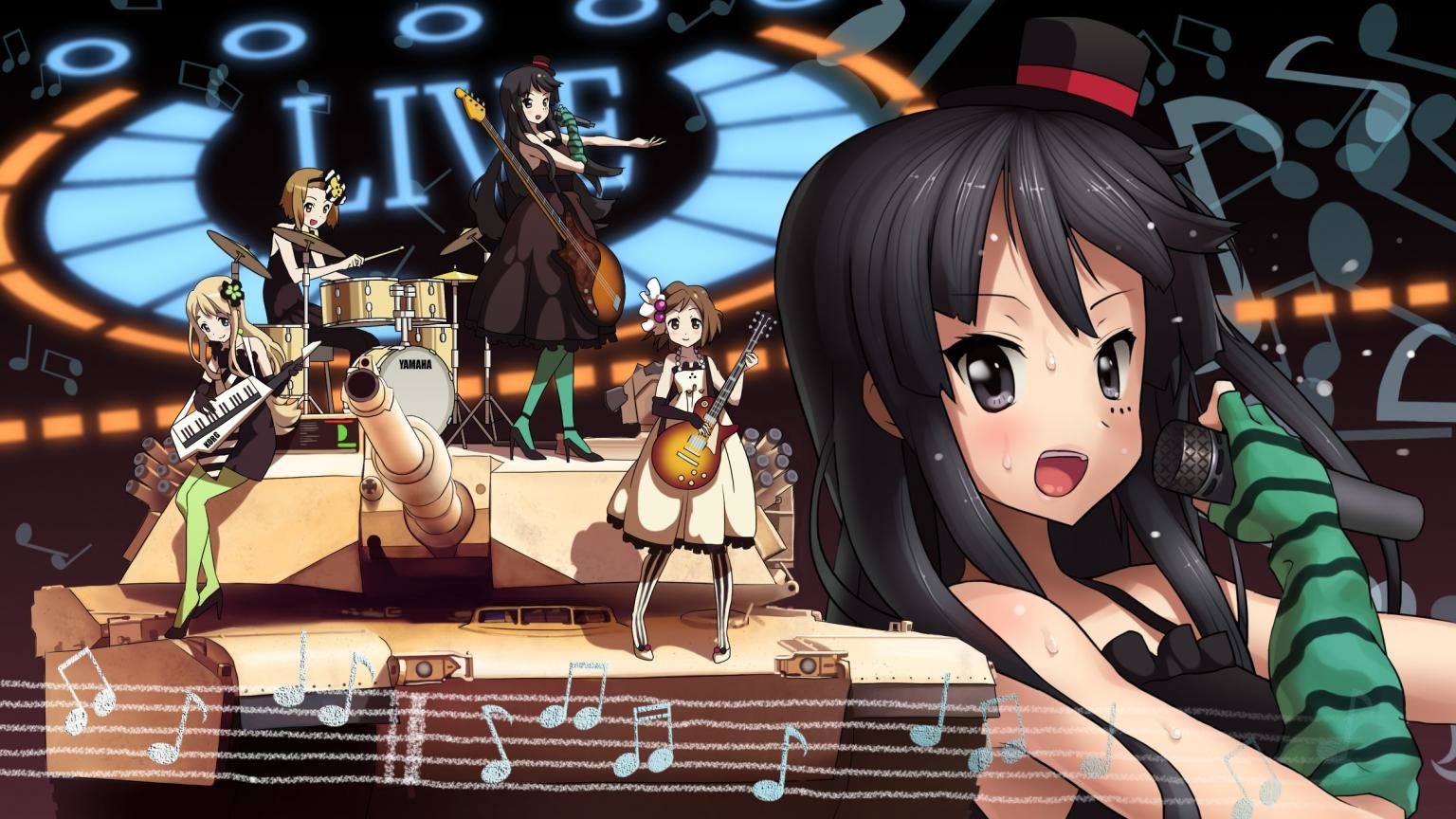 Best K-ON! background ID:213115 for High Resolution hd 1536x864 computer