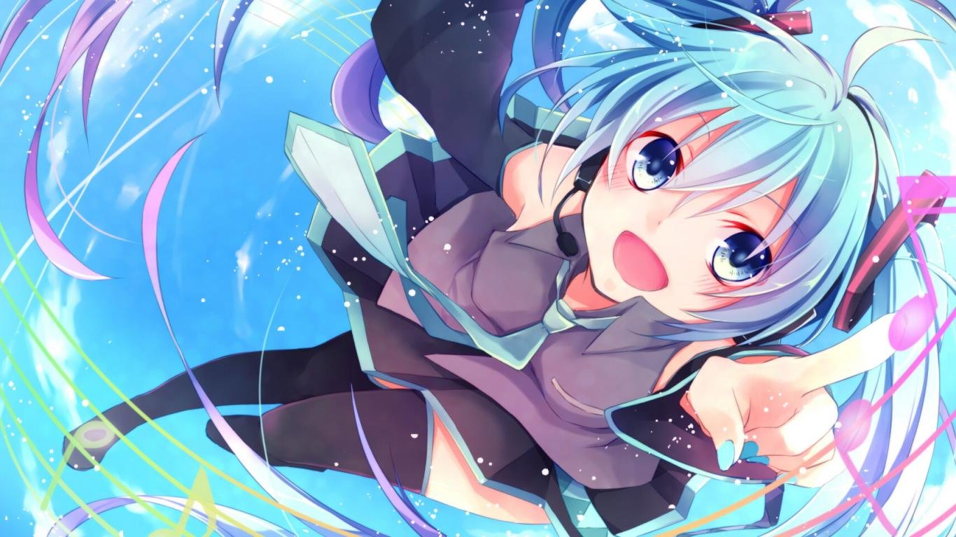 Awesome Vocaloid free background ID:881 for 1366x768 laptop computer