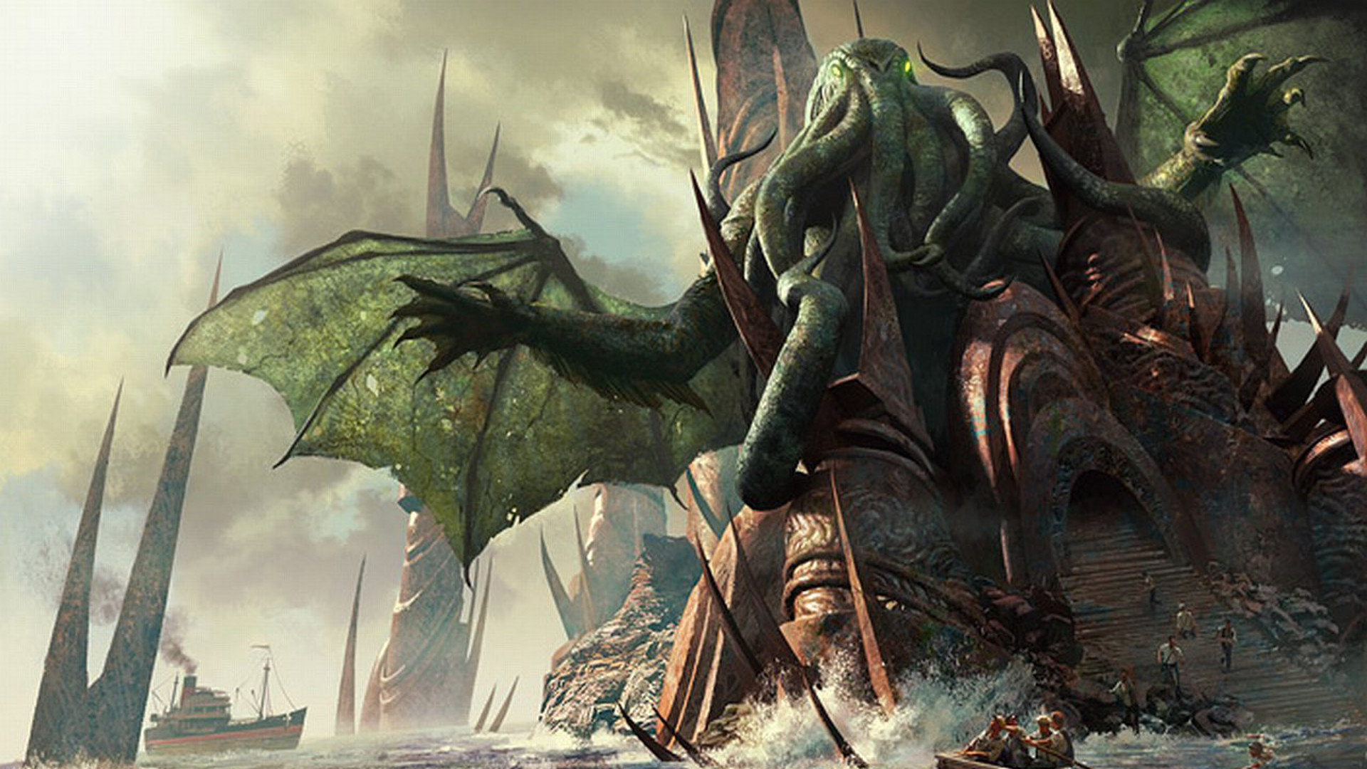 Awesome Cthulhu free wallpaper ID:351063 for 1080p PC