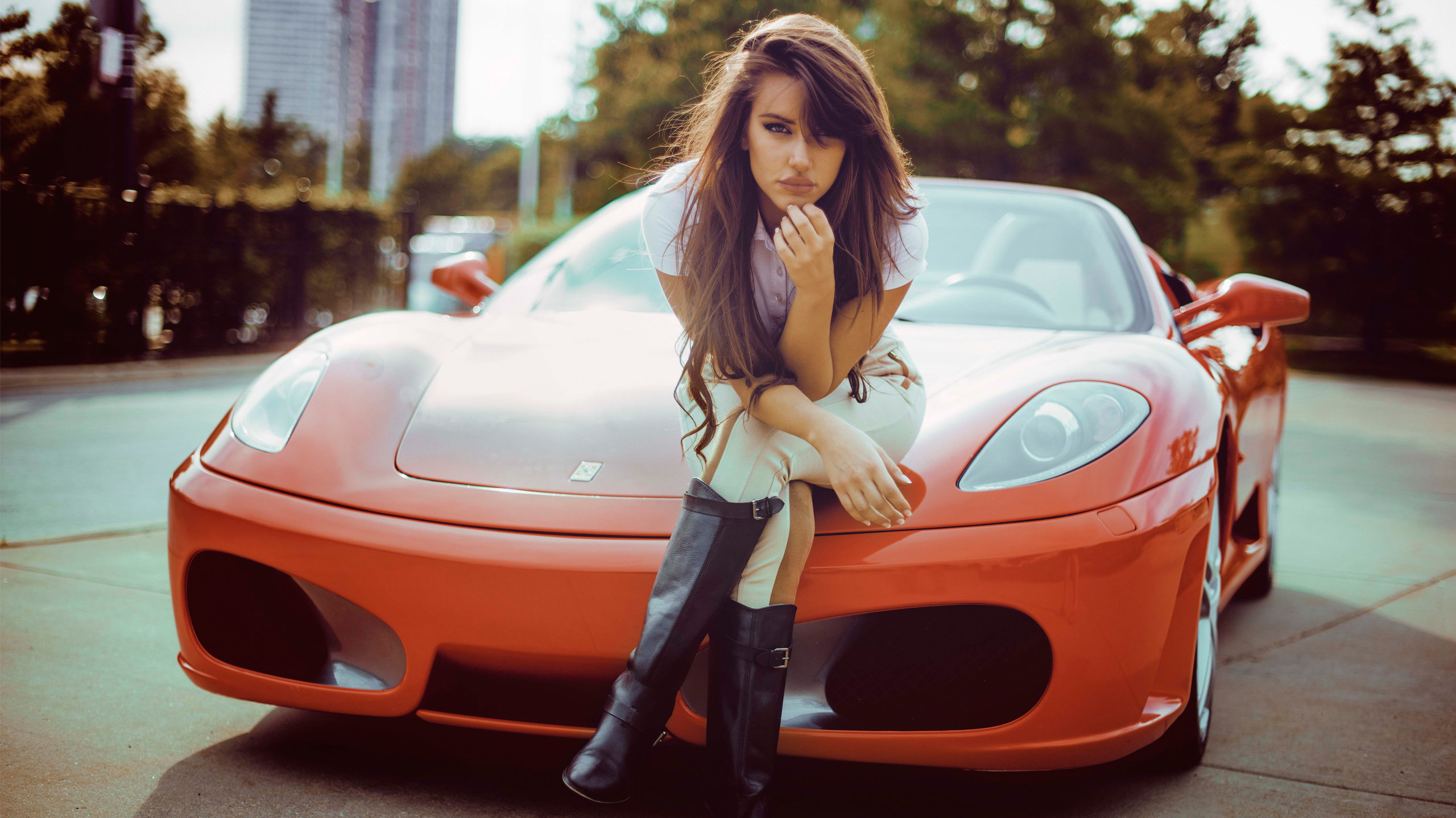 High resolution Girls and Cars hd 2560x1440 wallpaper ID:219060 for computer