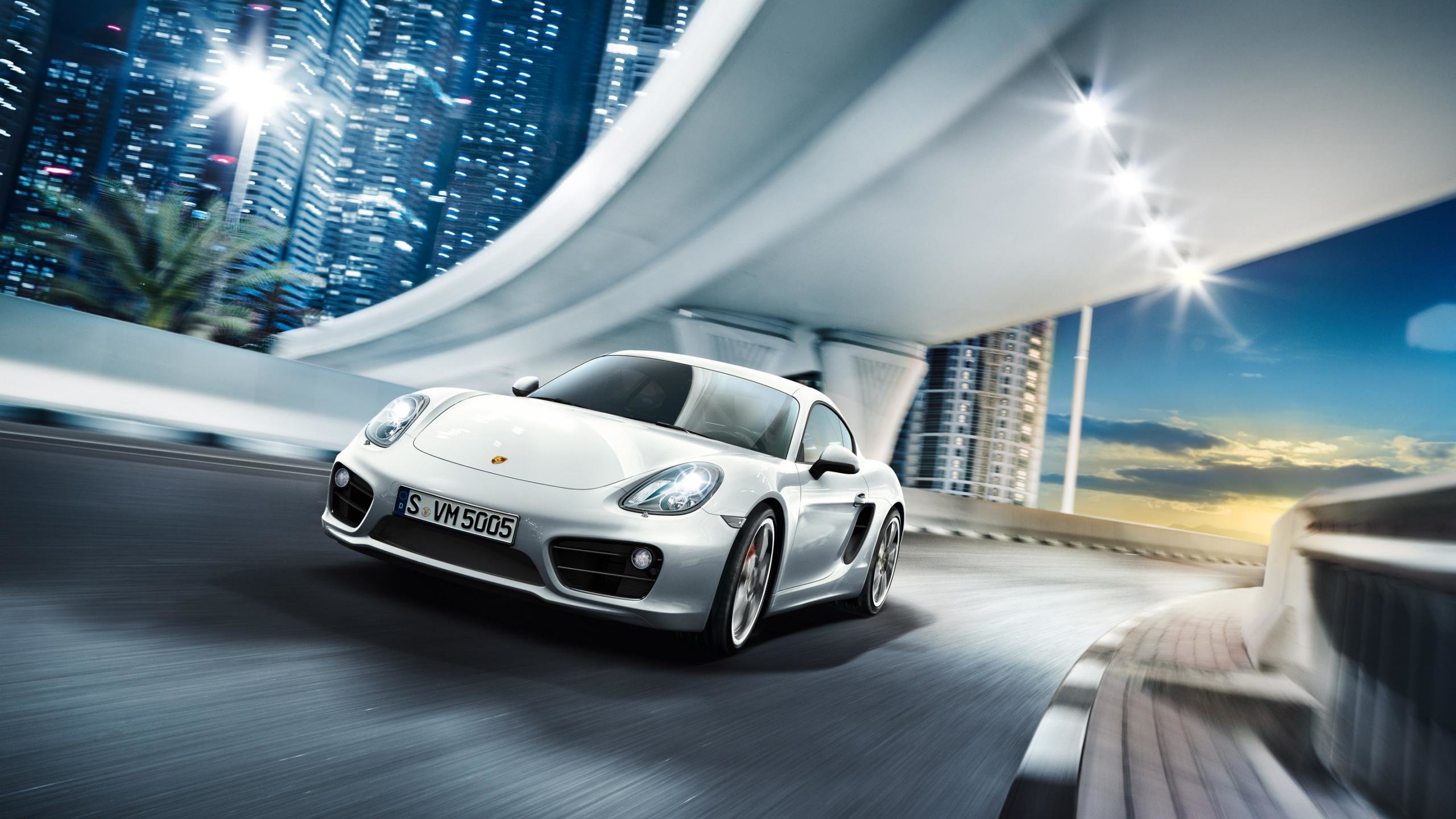 Download hd 2560x1440 Porsche Cayman S PC background ID:365884 for free