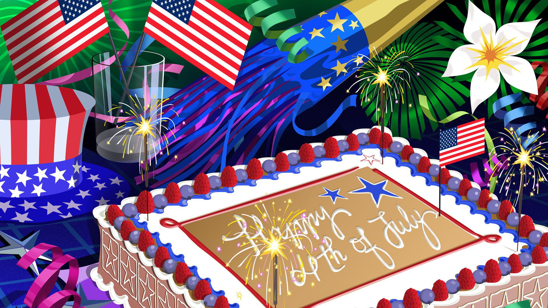 Free download 4th Of July background ID:9862 hd 1080p for PC