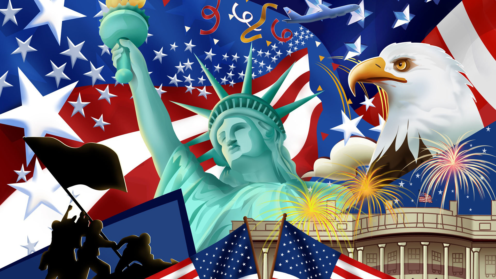 Free download 4th Of July background ID:9869 hd 1080p for desktop